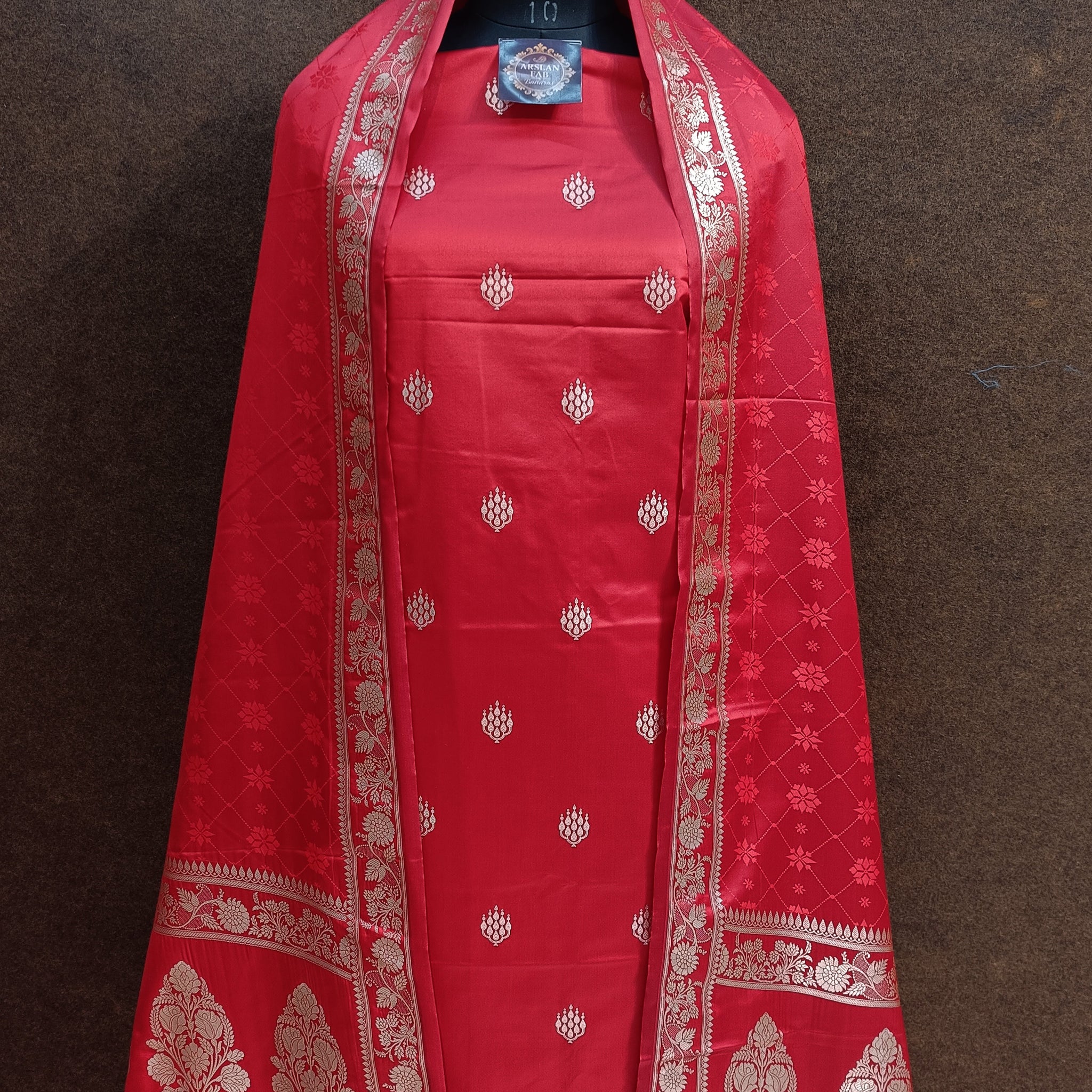 Banarasi Mashru Silk Suit