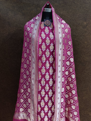 Banarasi Pure Khaddi Gerojette Suit