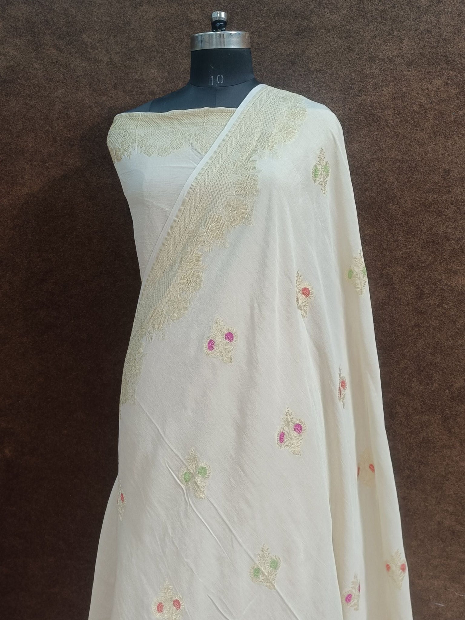 Banarasi Moonga Silk Saree