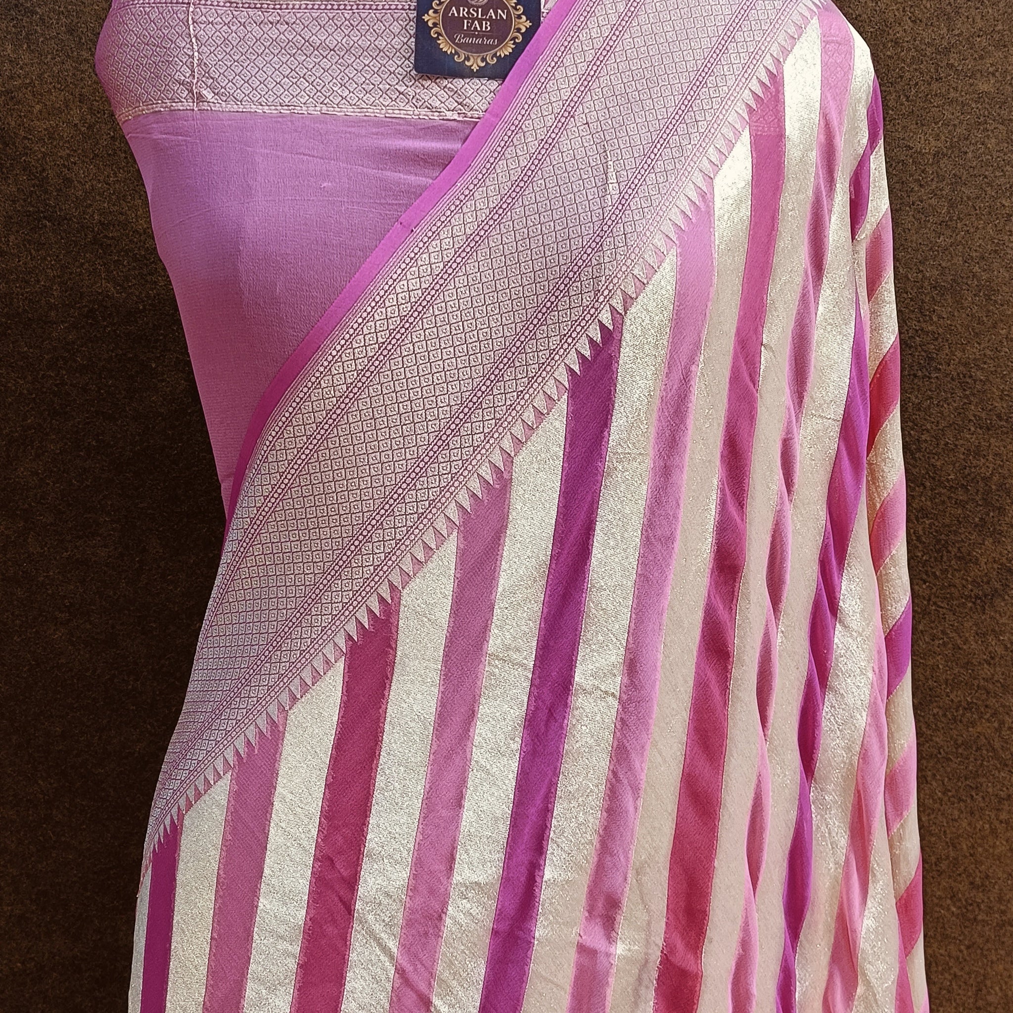 Banarasi pure Georgette Saree