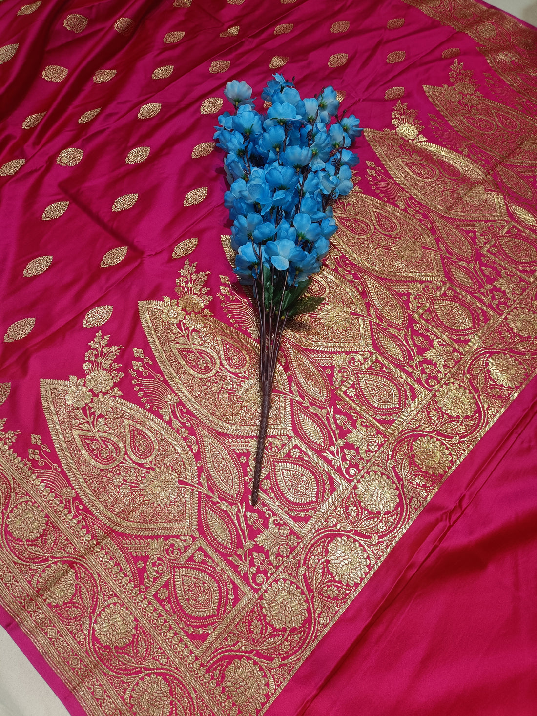 Rani Banarasi Satan Silk Saree