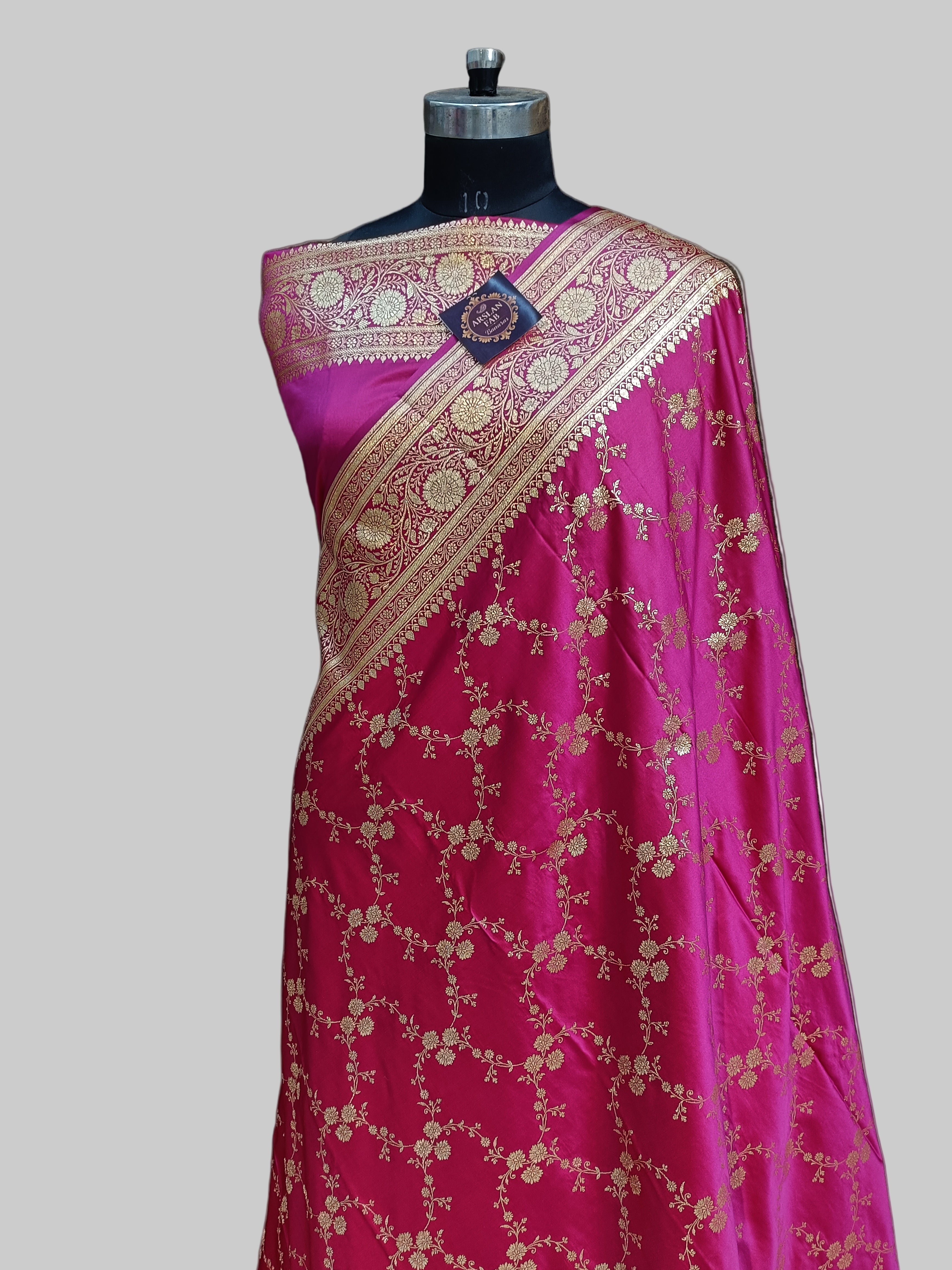 Rani Banarasi  Satan Silk Saree