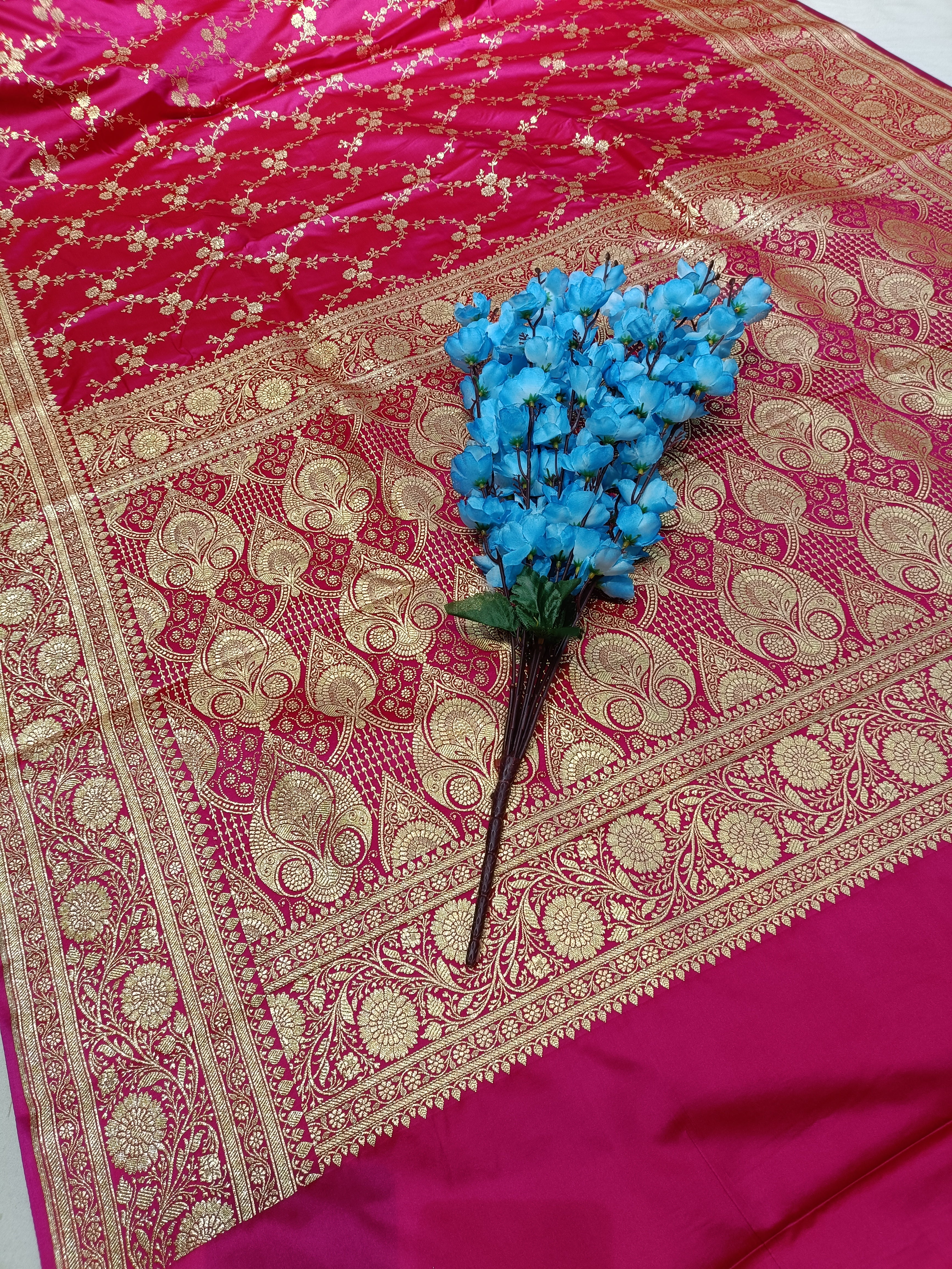 Rani Banarasi  Satan Silk Saree