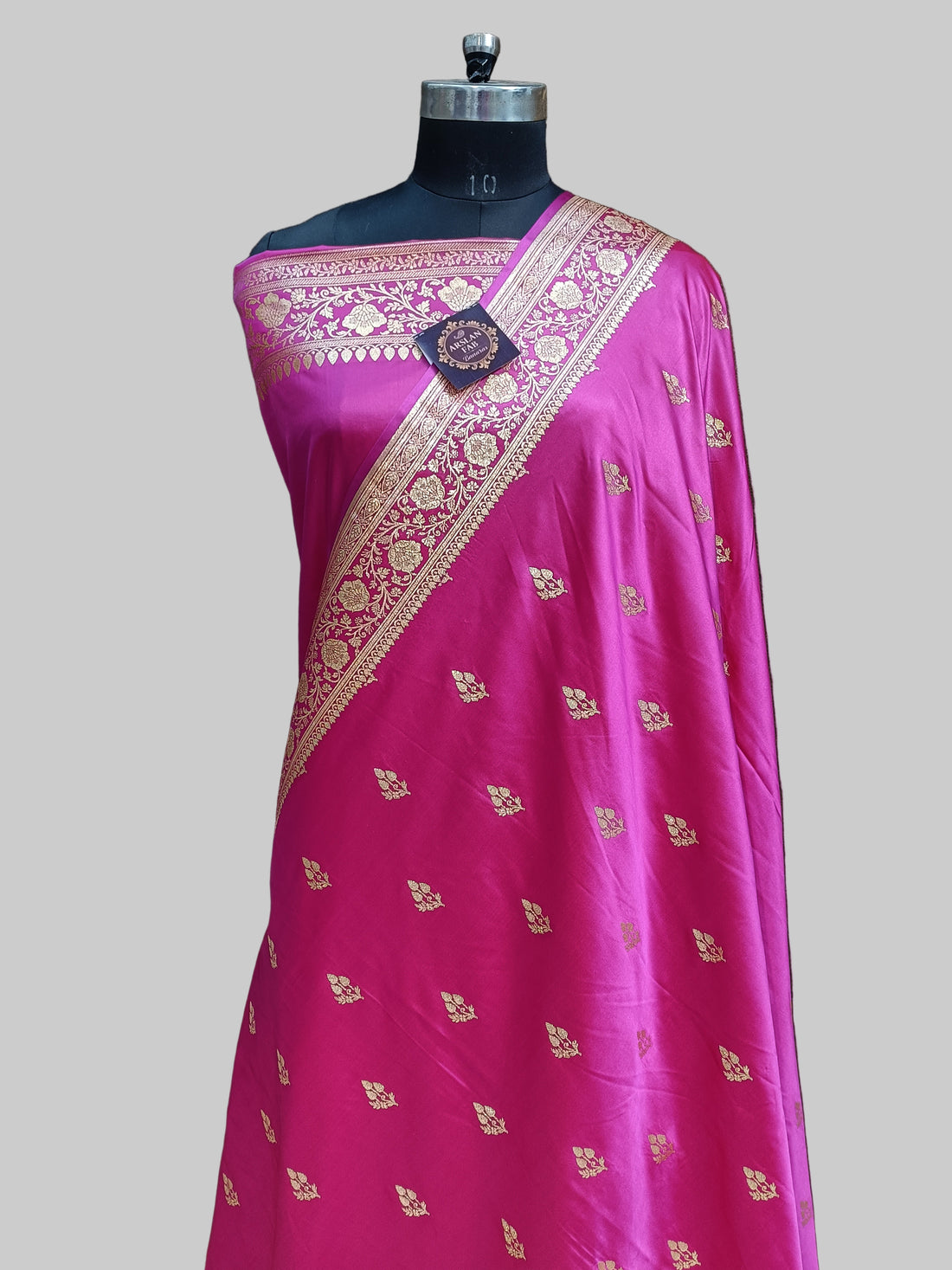 Rani Banarasi Satan Silk Saree