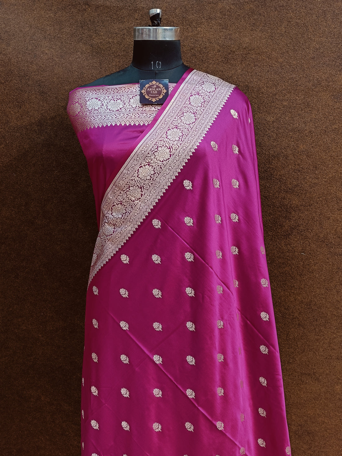 Banarasi Mashru Silk Rani Saree