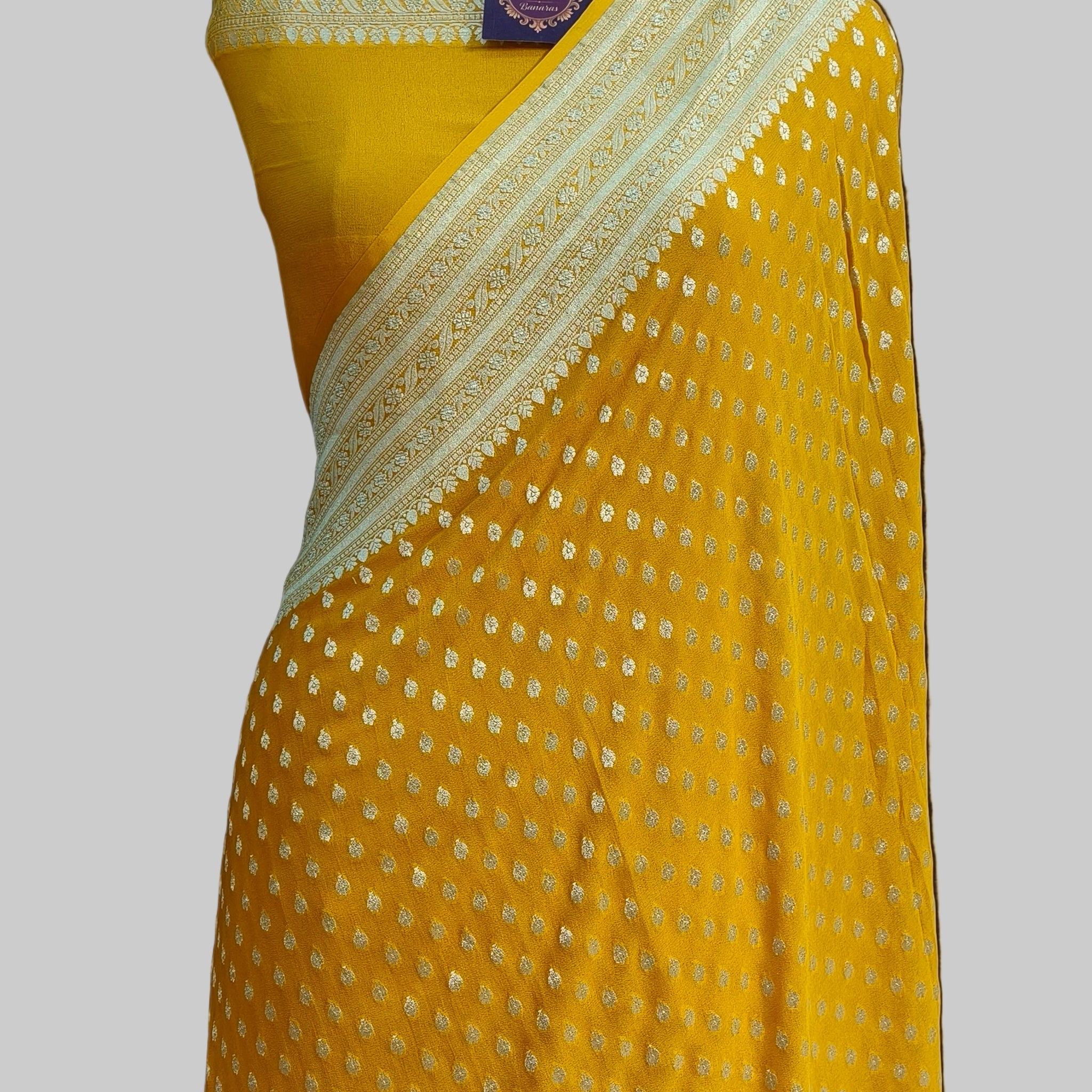 Banarasi Pure Khddi Georjette Saree