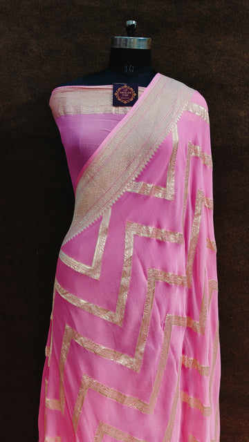 Banarasi Pure Khddi Georjette  Saree