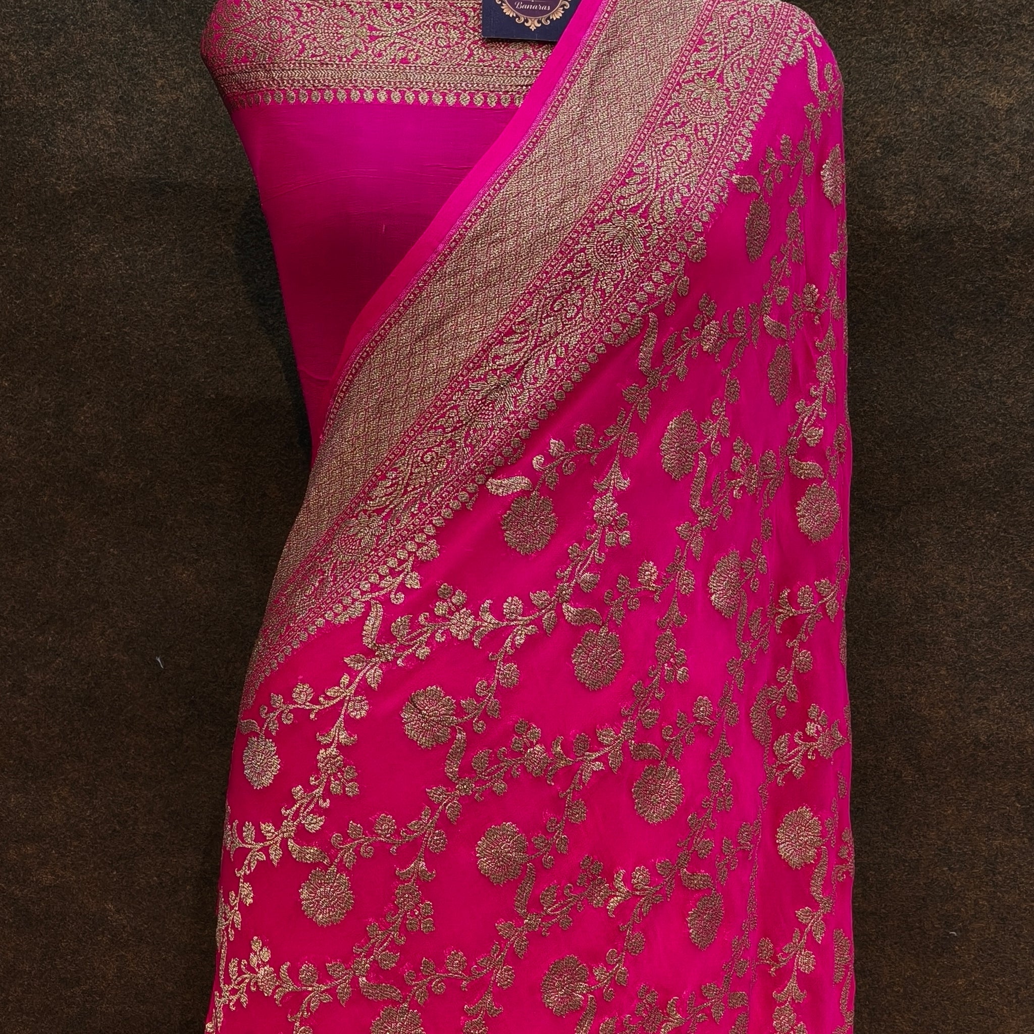 Banarasi Pure Khddi Georjette Saree