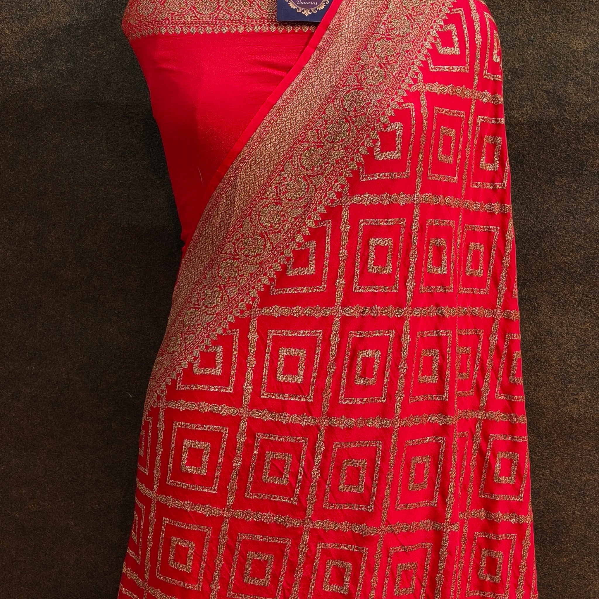 Banarasi Pure Khddi Georjette Saree