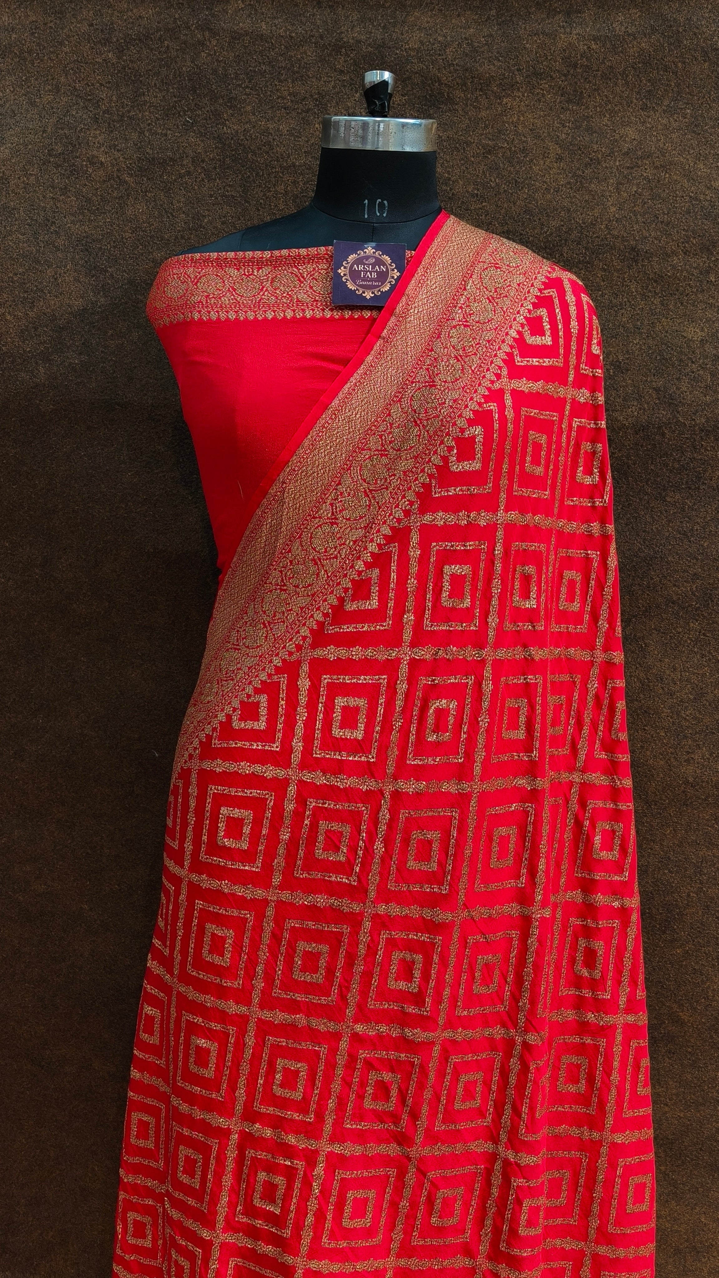 Banarasi Pure Khddi Georjette Saree