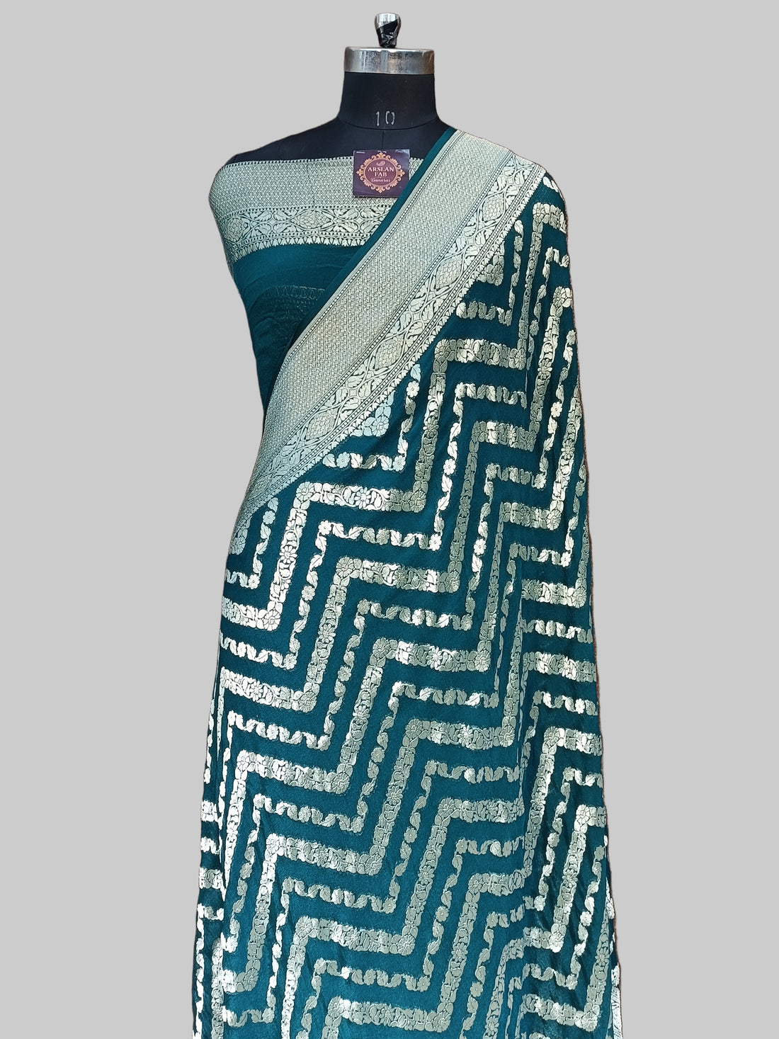 Pure Khddi Georgette Banarasi Saree