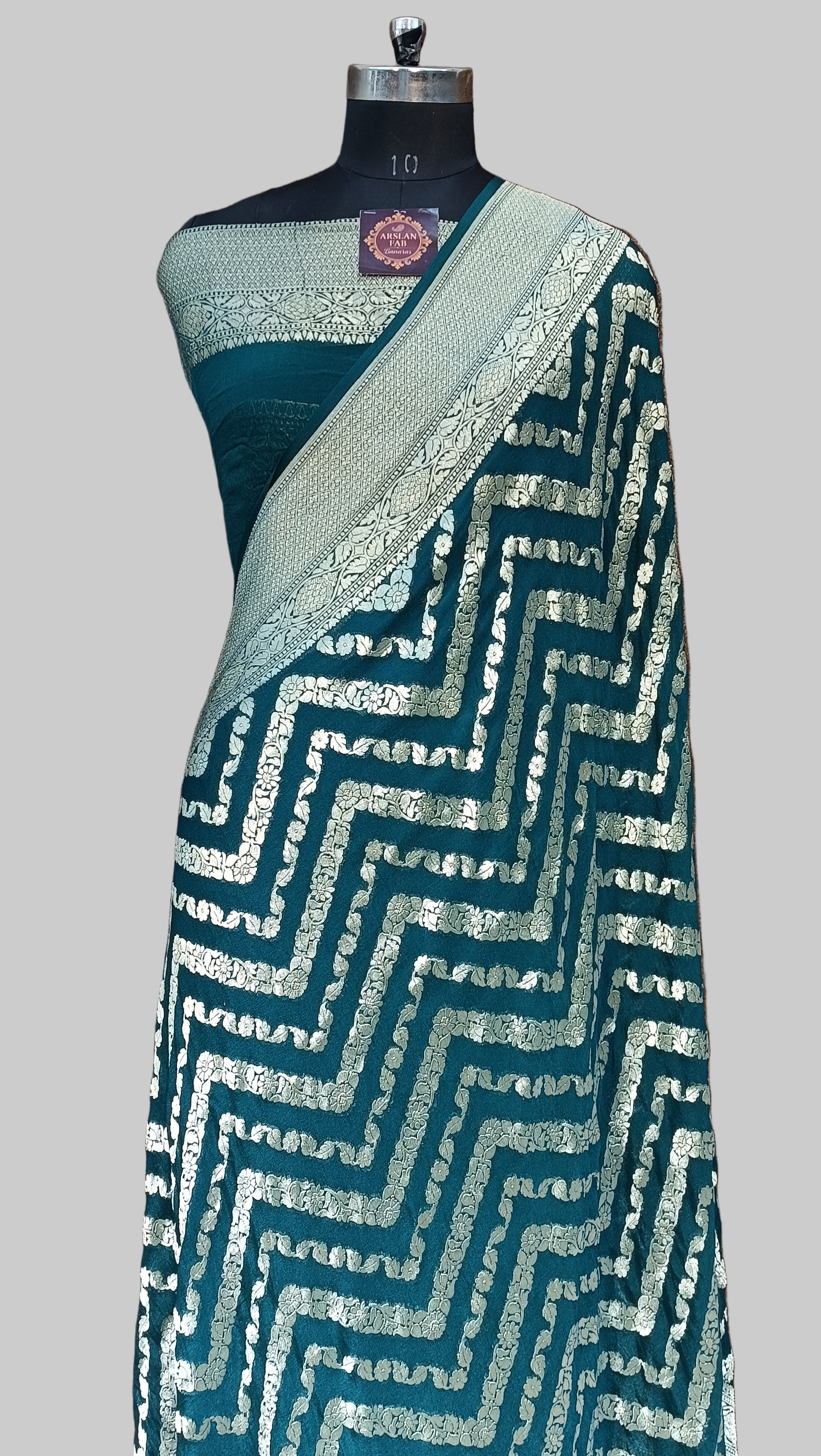 Pure Khddi Georgette Banarasi Saree