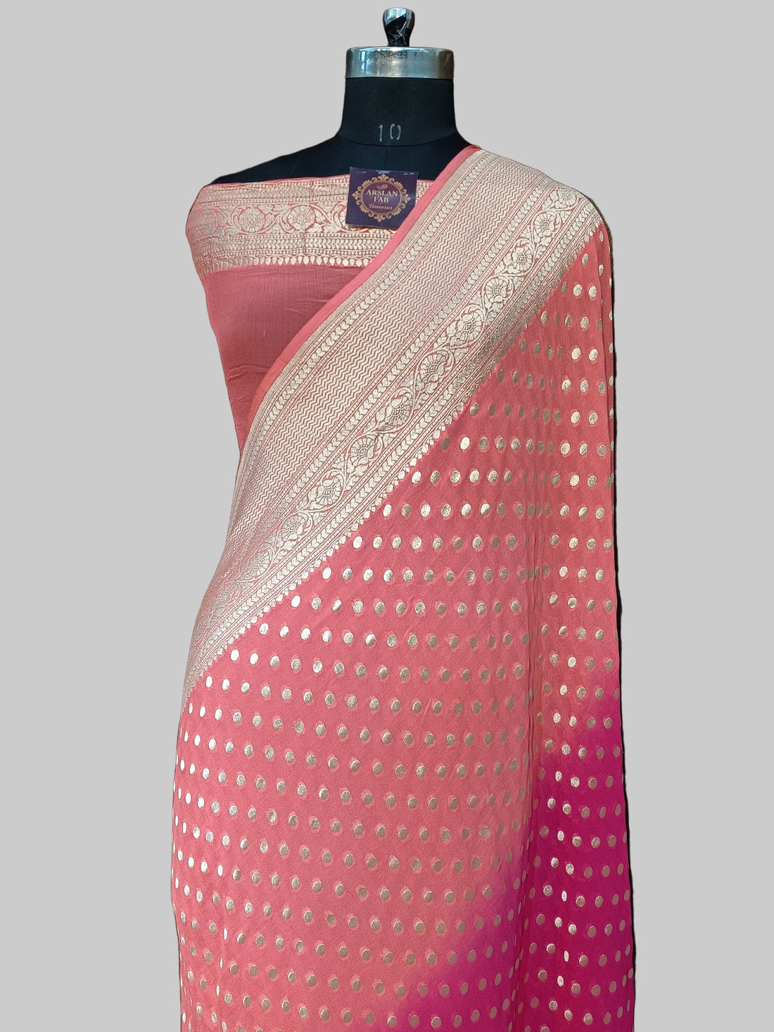 Pure Khddi Georgette Banarasi Saree
