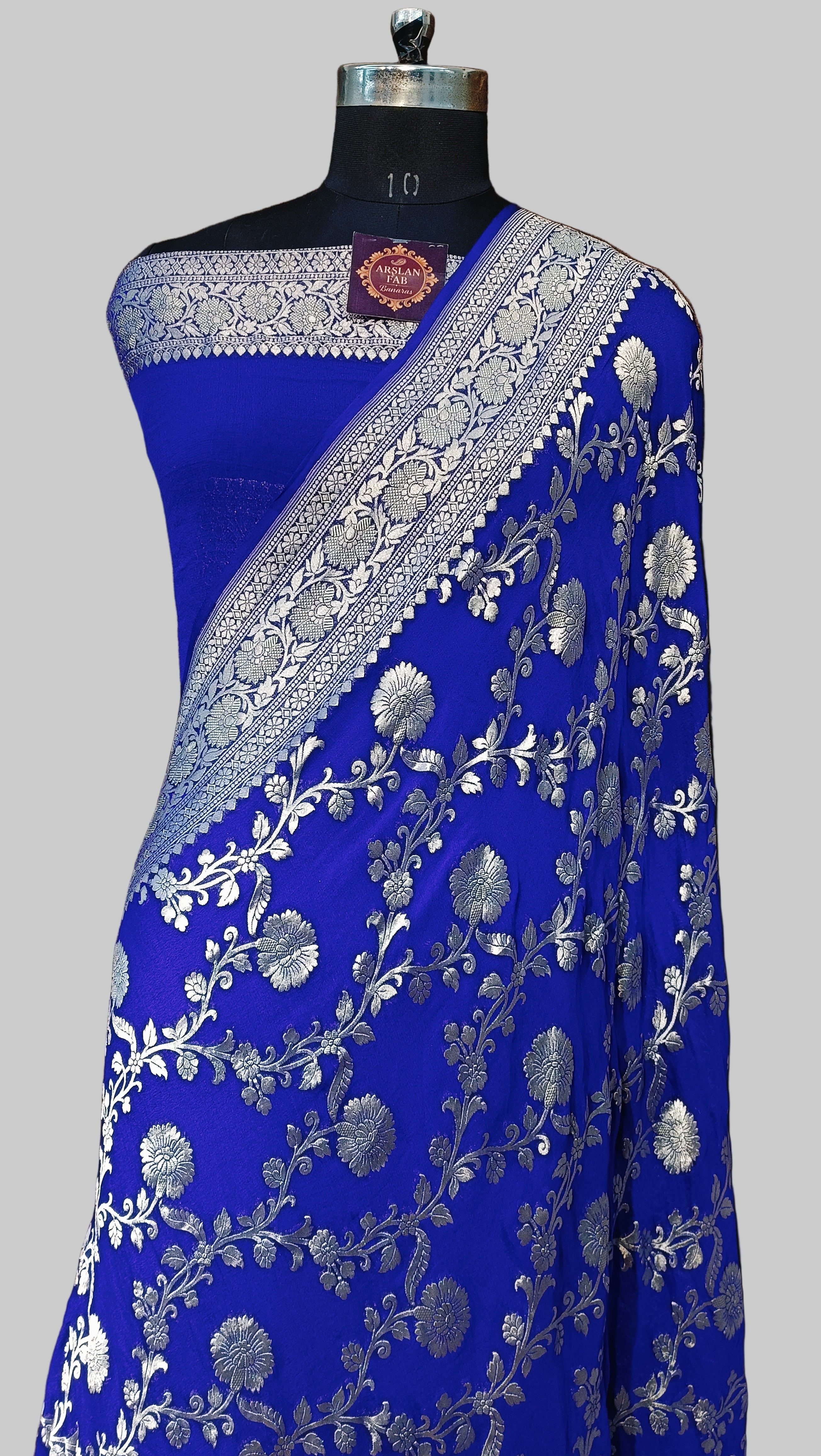 Pure Khddi Georgette Banarasi Saree