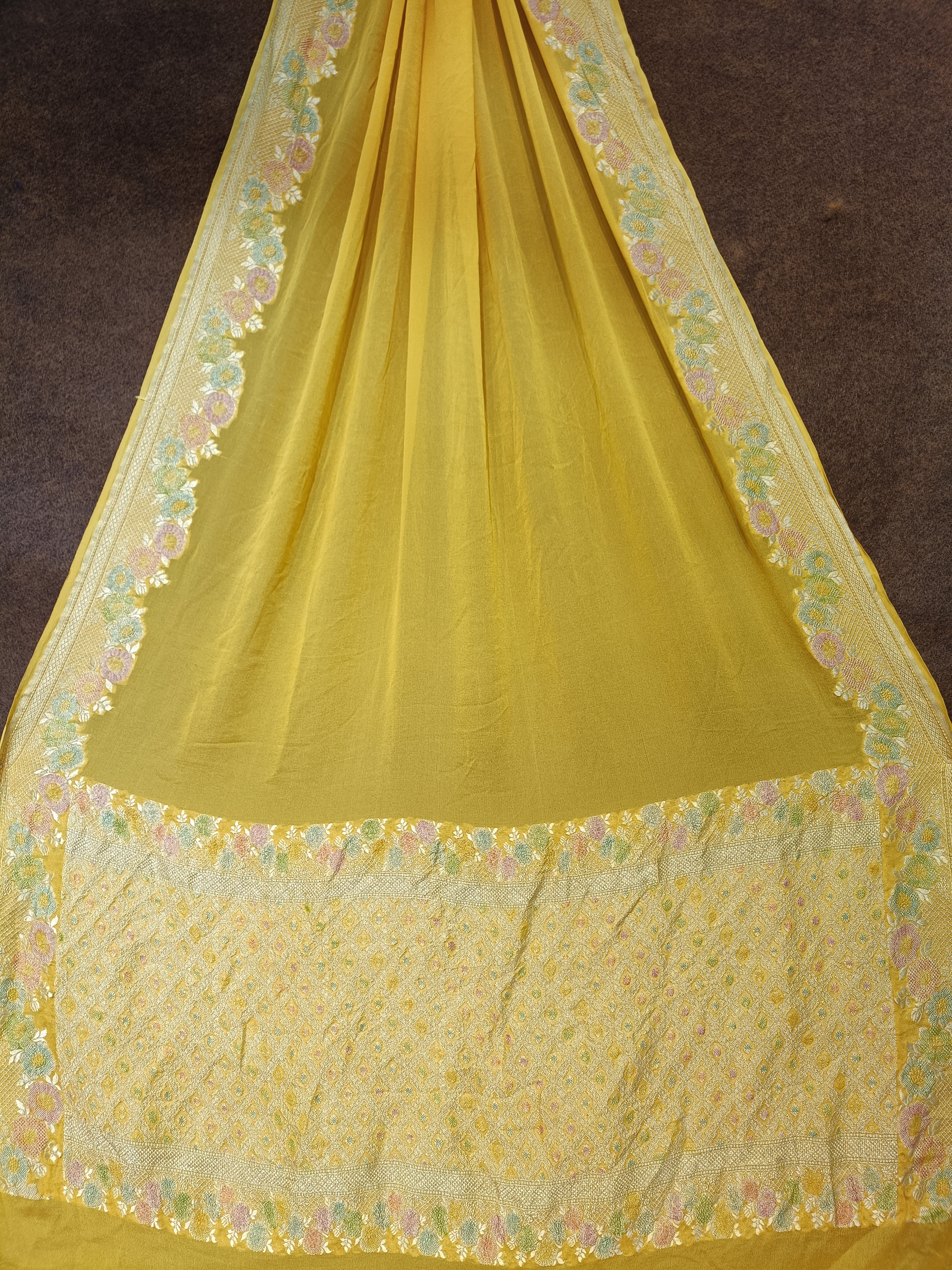 Banarasi Pure Khddi Georjette Saree