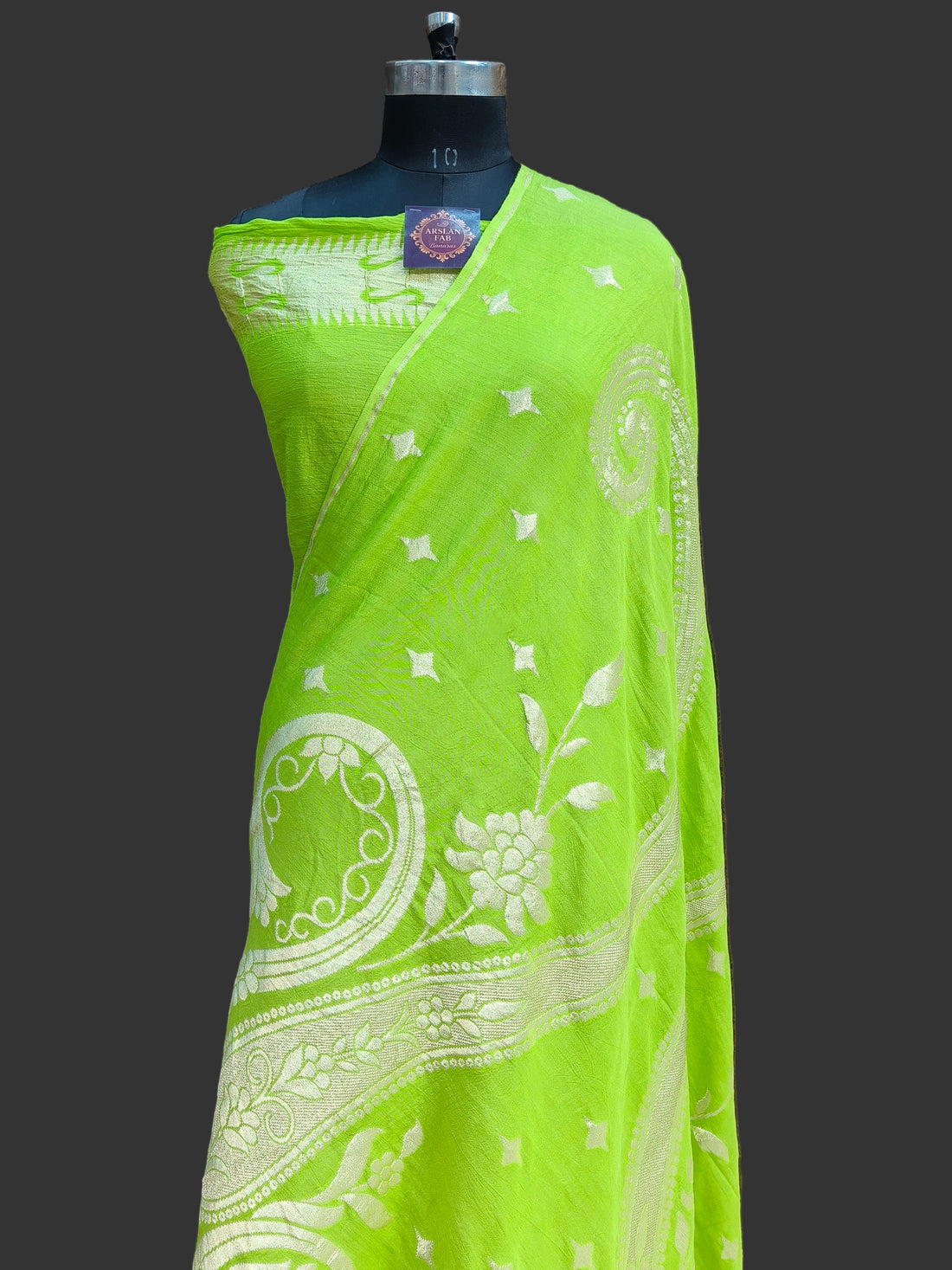 Pure Banarasi Moonga Silk Saree