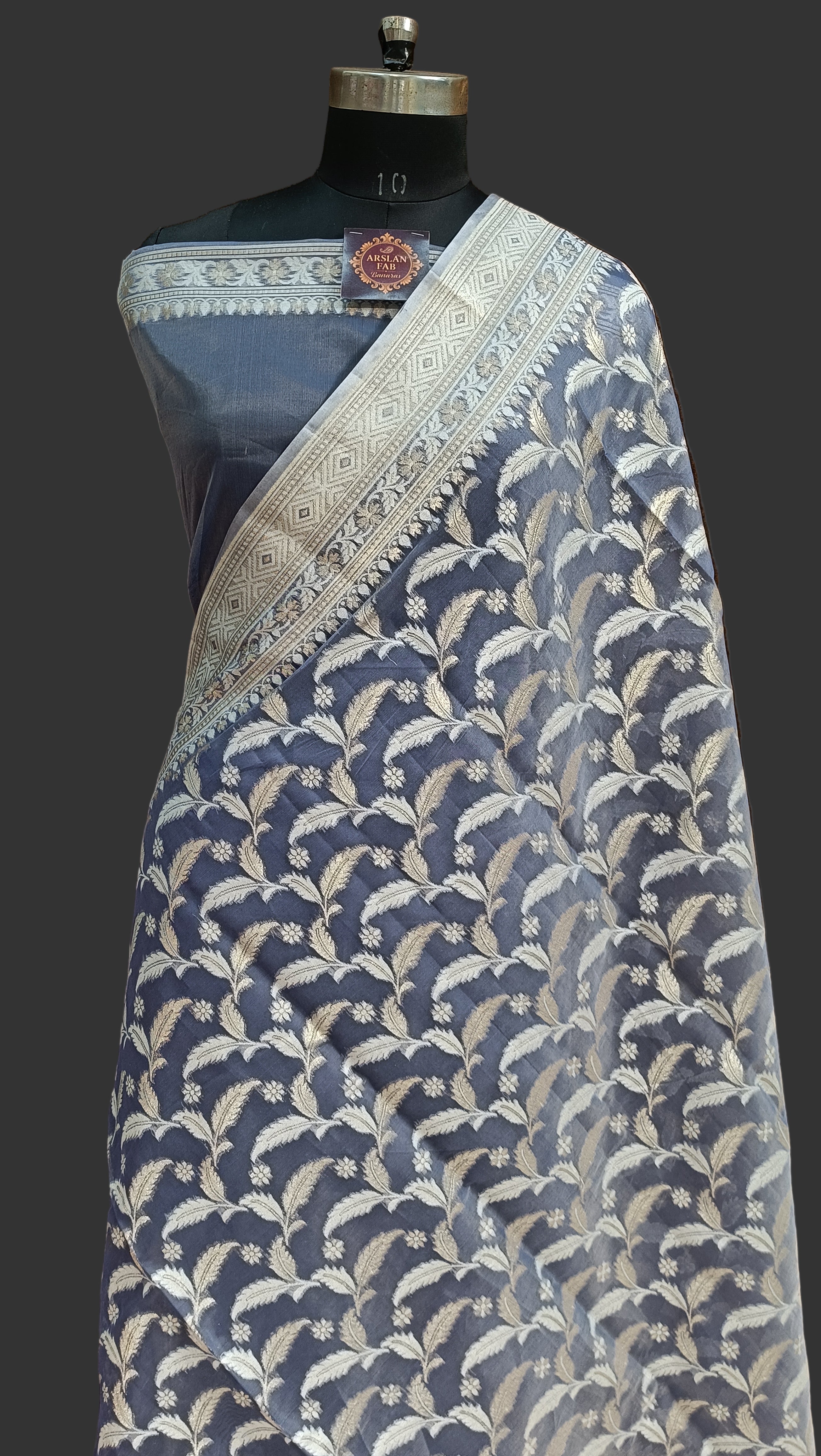 Pure Banarasi Cotton Silk Saree