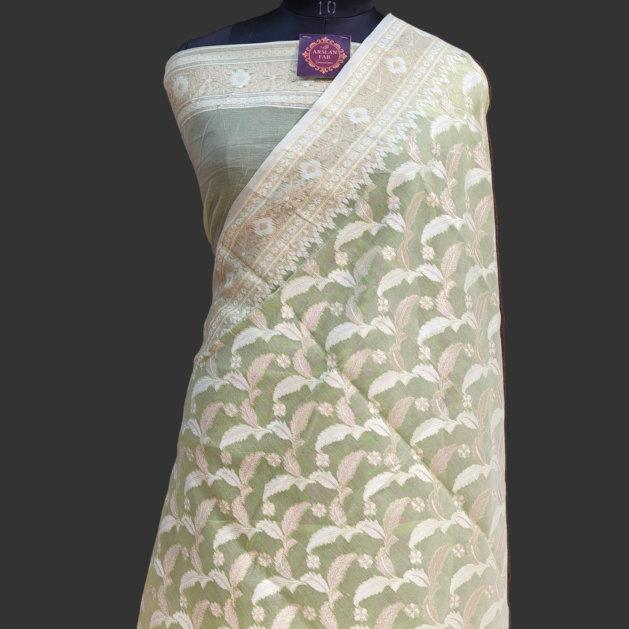 Pure Banarasi Cotton Silk Saree