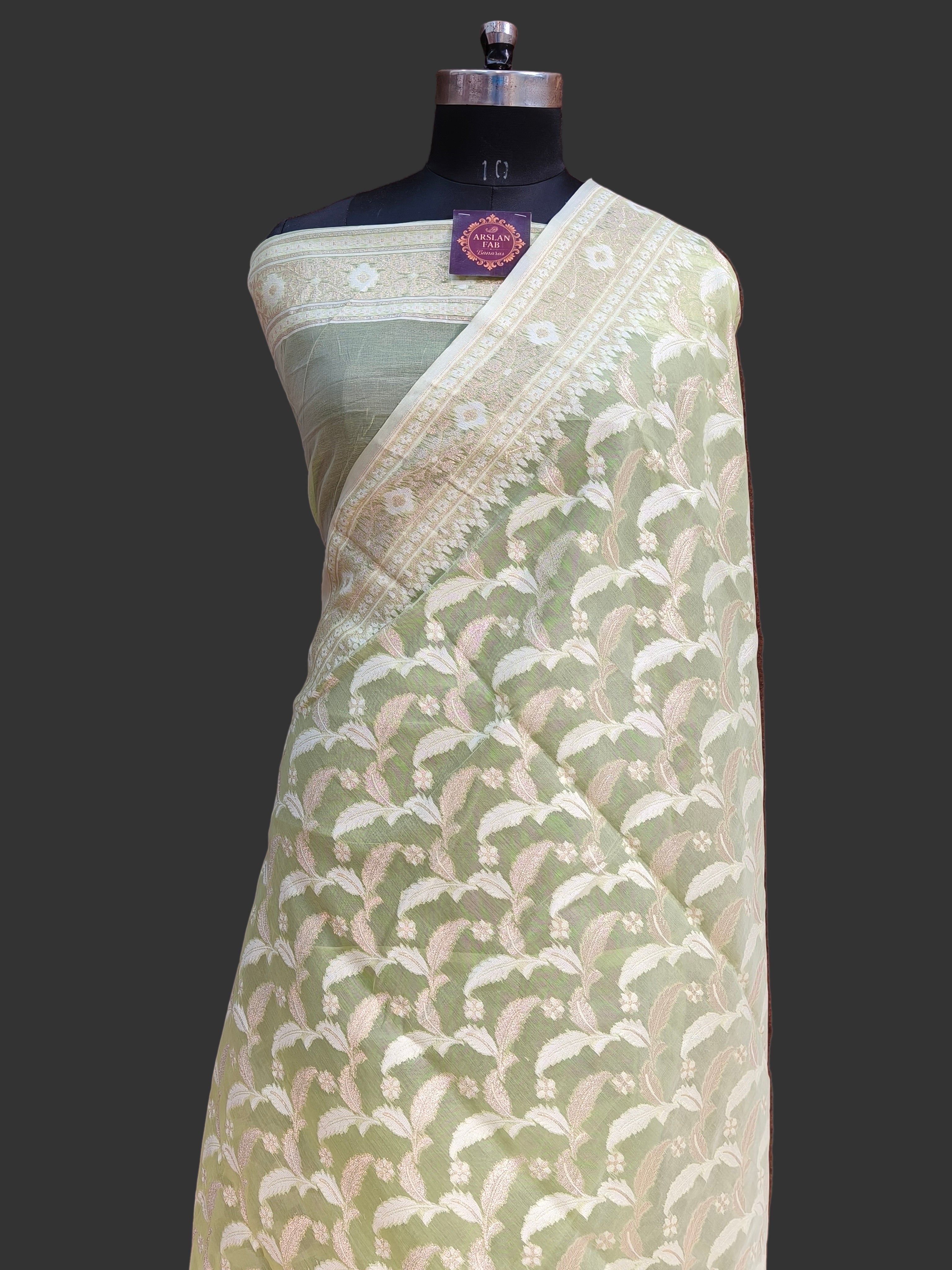 Pure Banarasi Cotton Silk Saree