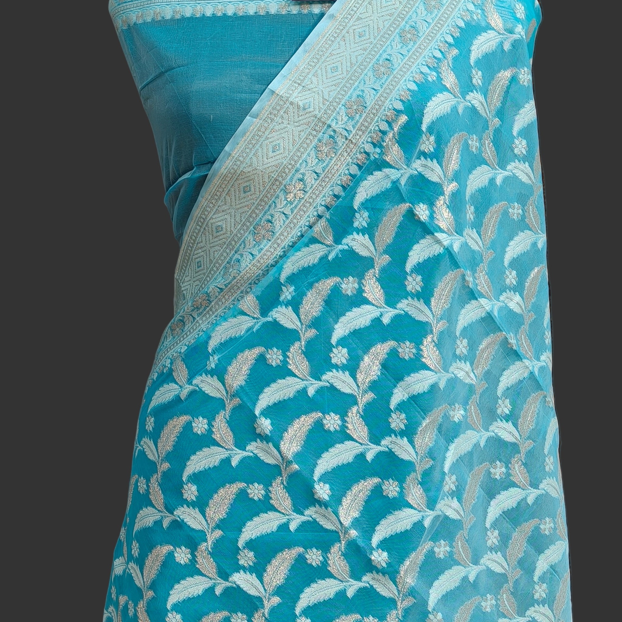 Pure Banarasi Cotton Silk Saree