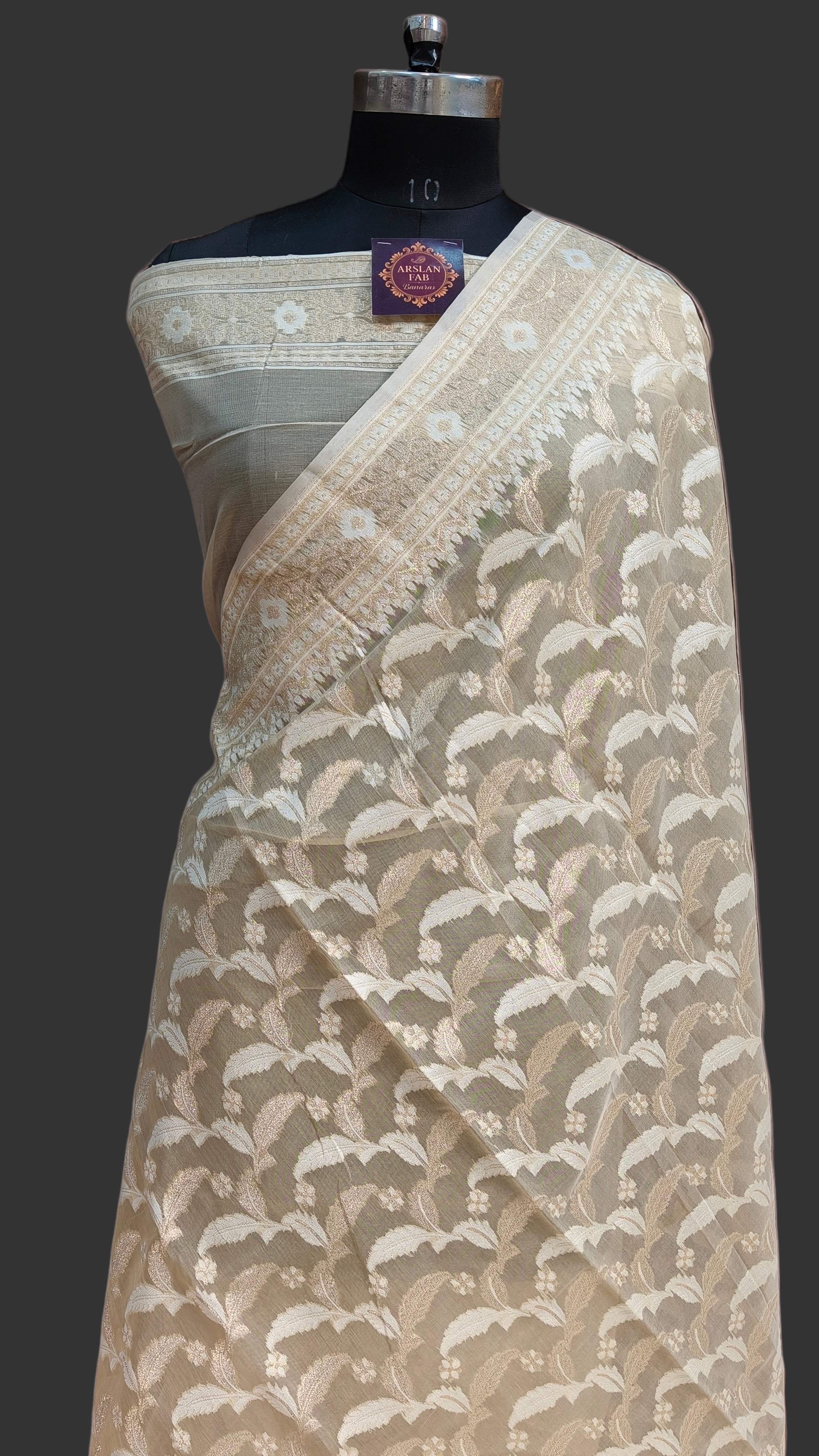 Pure Banarasi Cotton Silk Saree