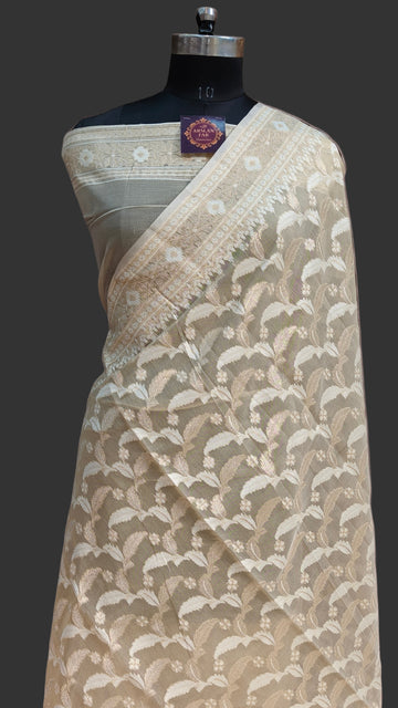 Pure Banarasi Cotton Silk Saree