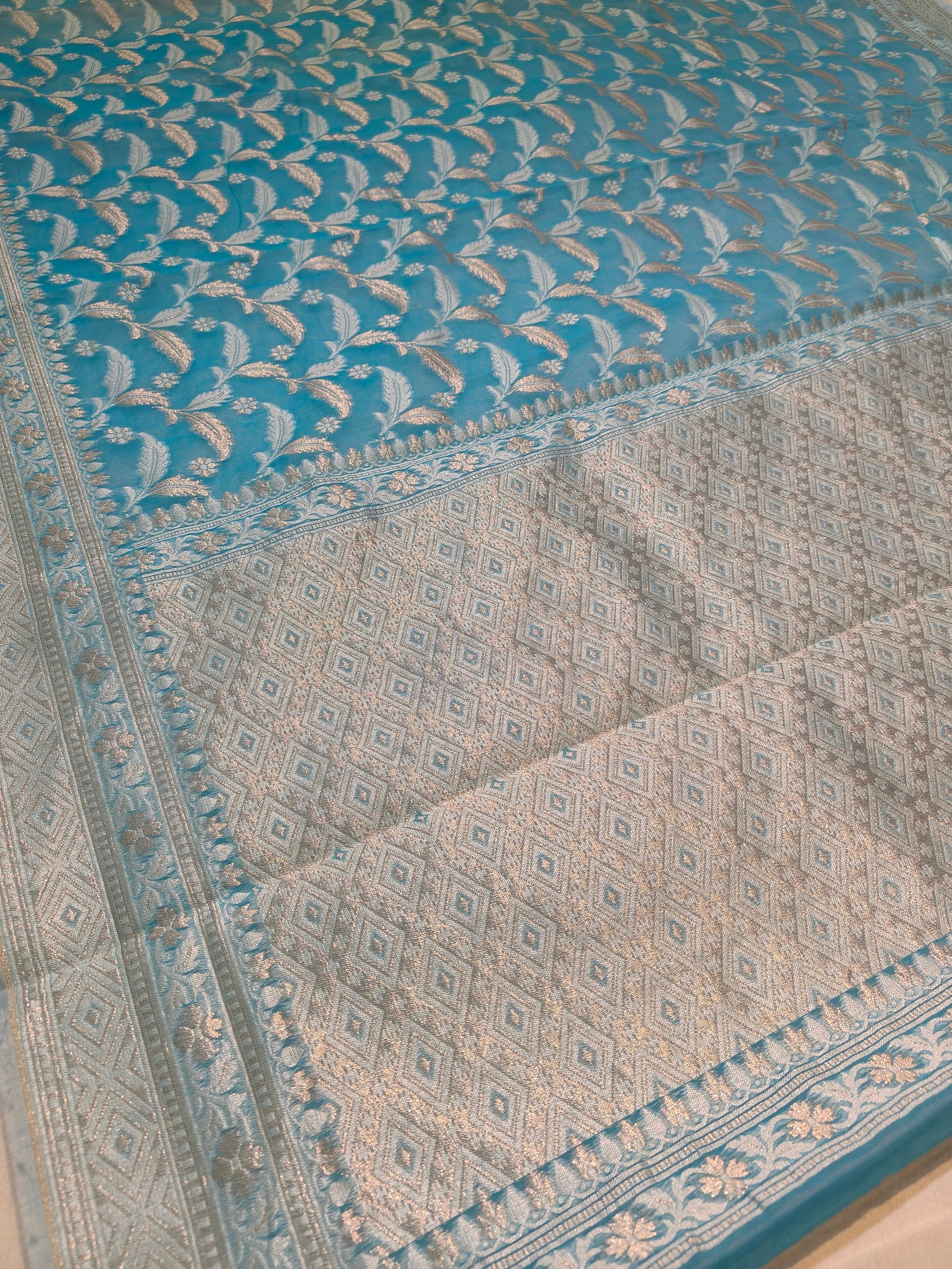 Pure Banarasi Cotton Silk Saree