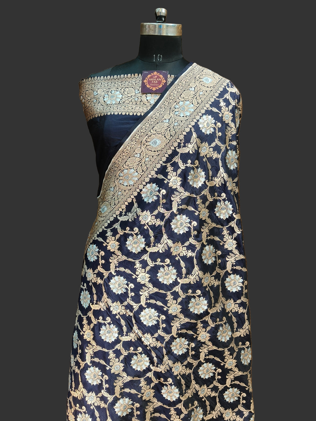 Pure Banarasi Katan Silk Meena Kari Saree