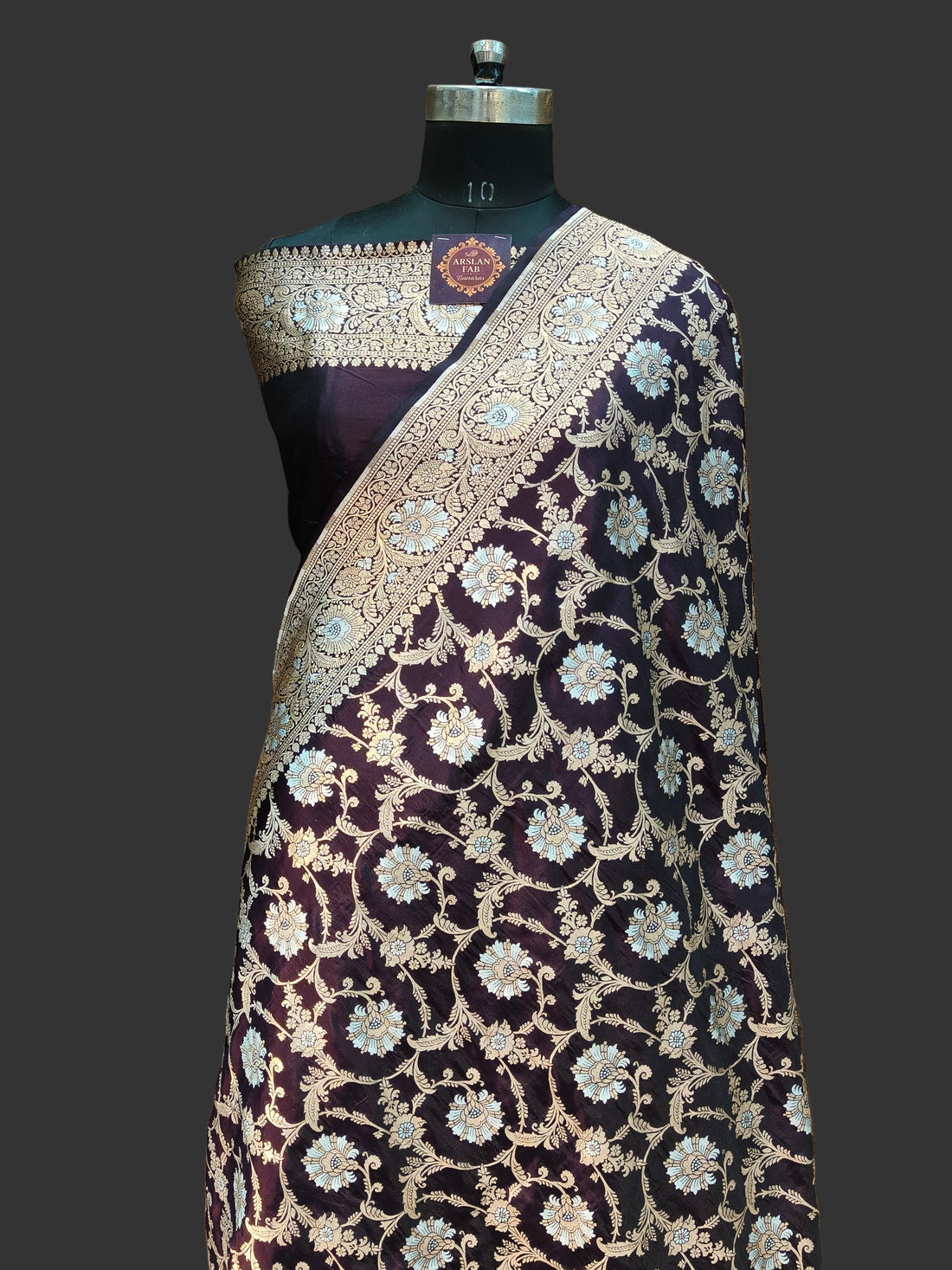 Pure Banarasi Katan Silk Meena Kari Saree