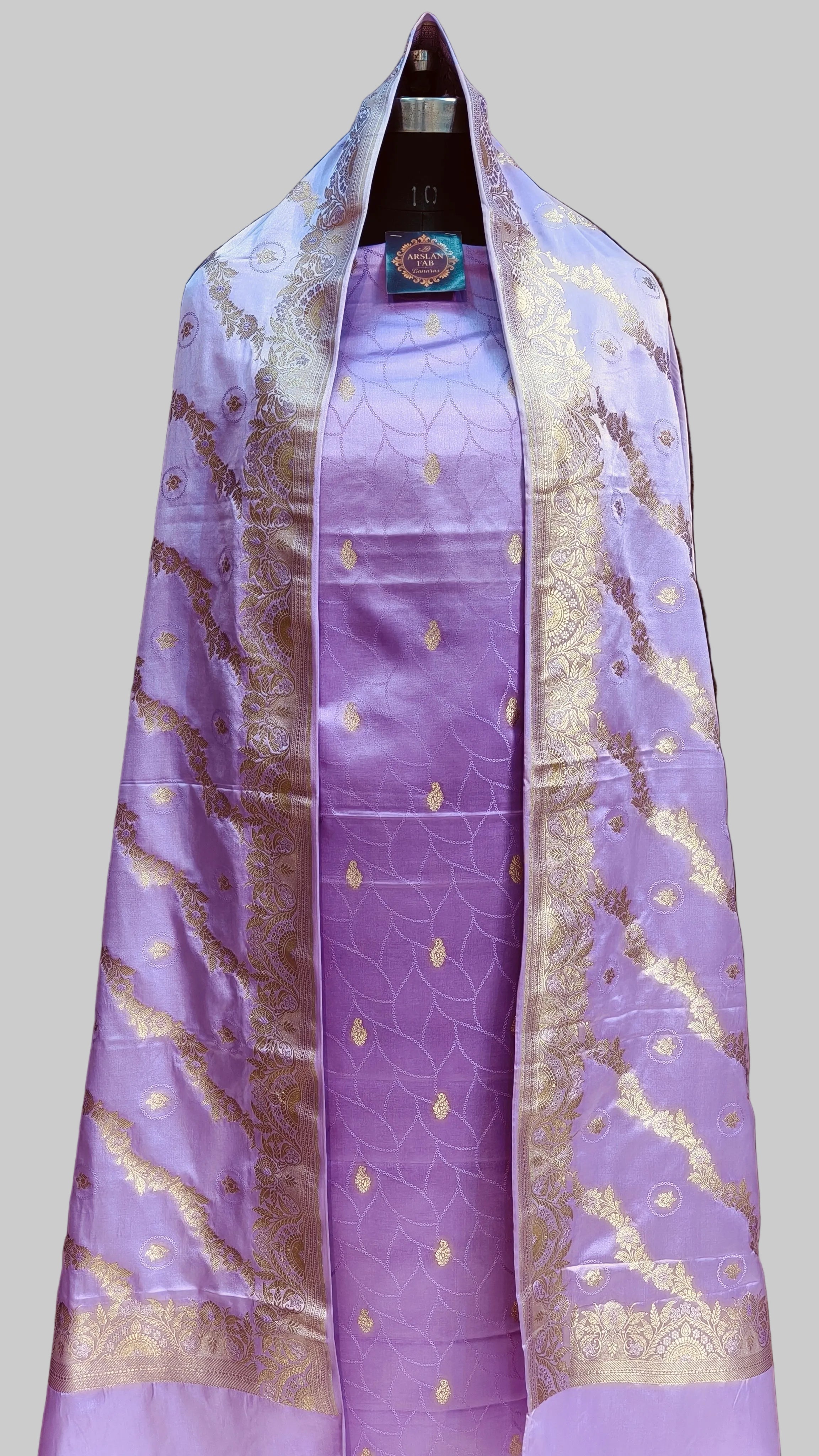 Banarasi Mashru Silk Suit