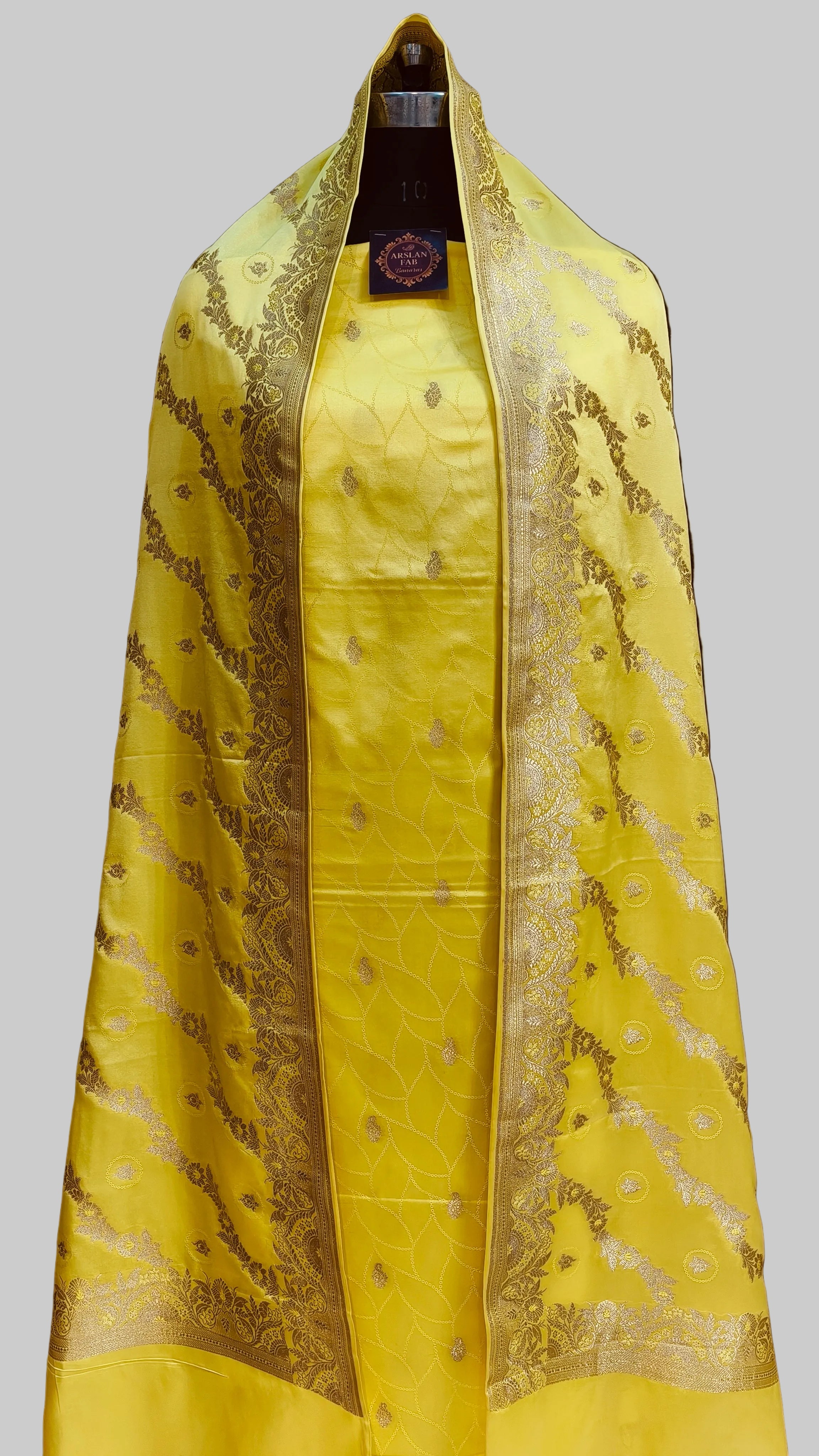 Banarasi Mashru Silk Suit