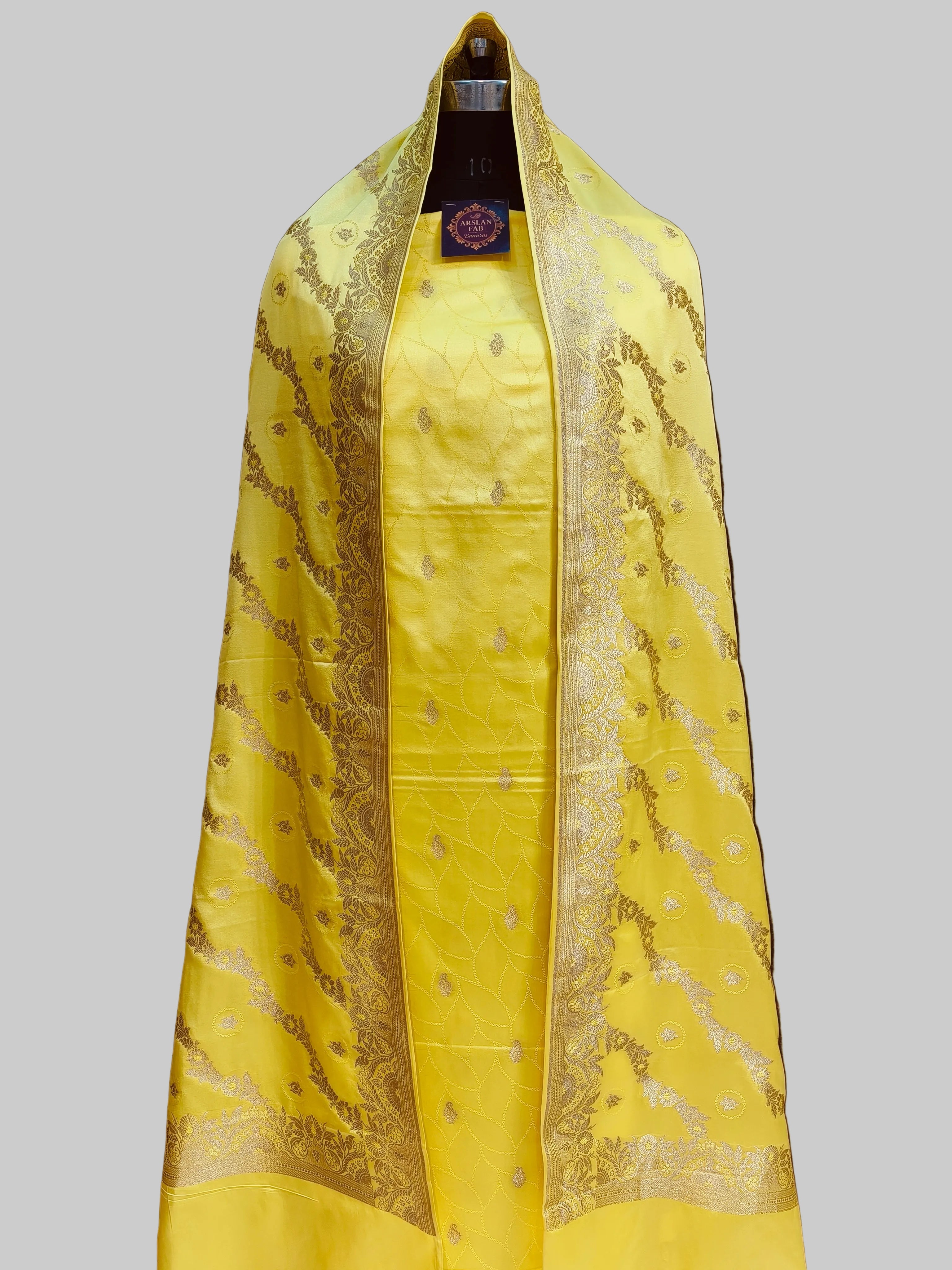 Banarasi Mashru Silk Suit