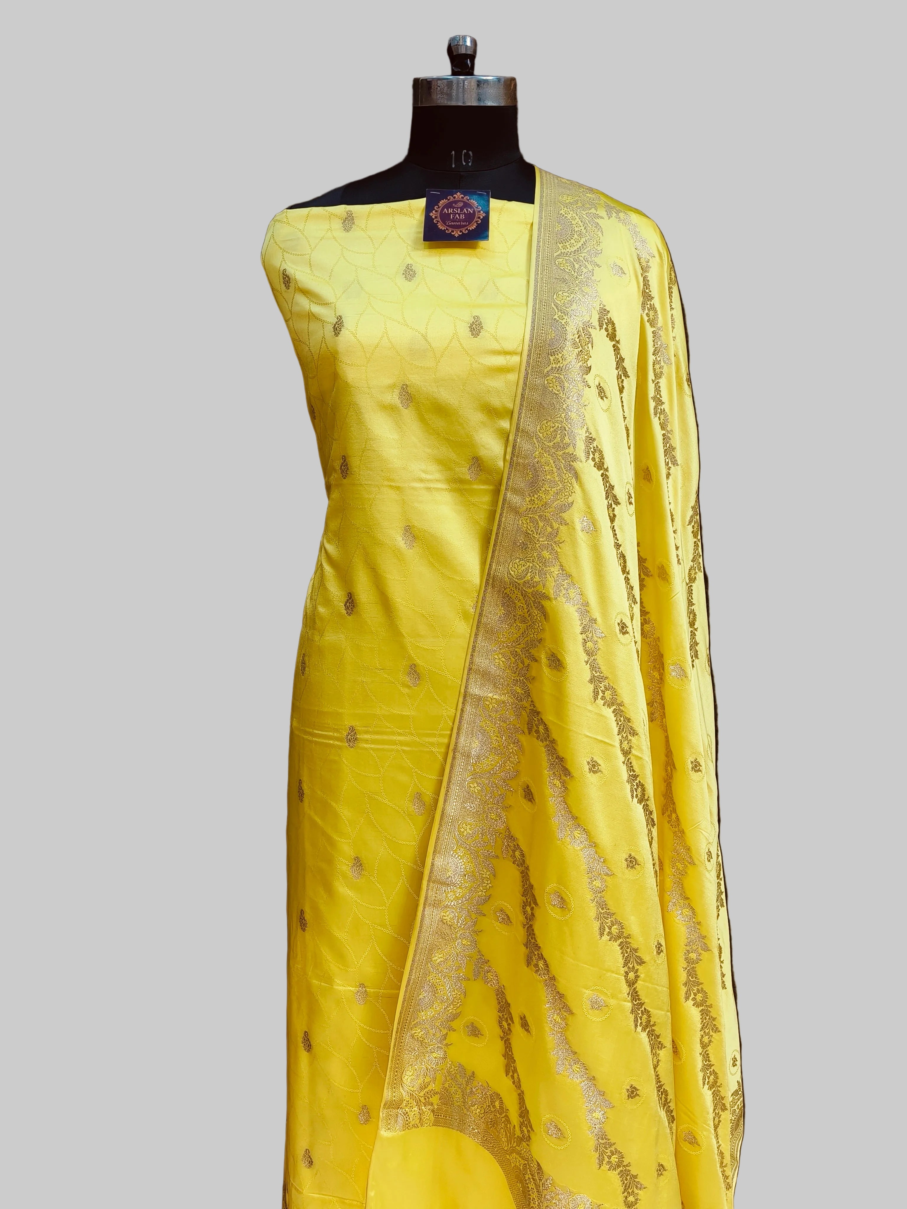 Banarasi Mashru Silk Suit