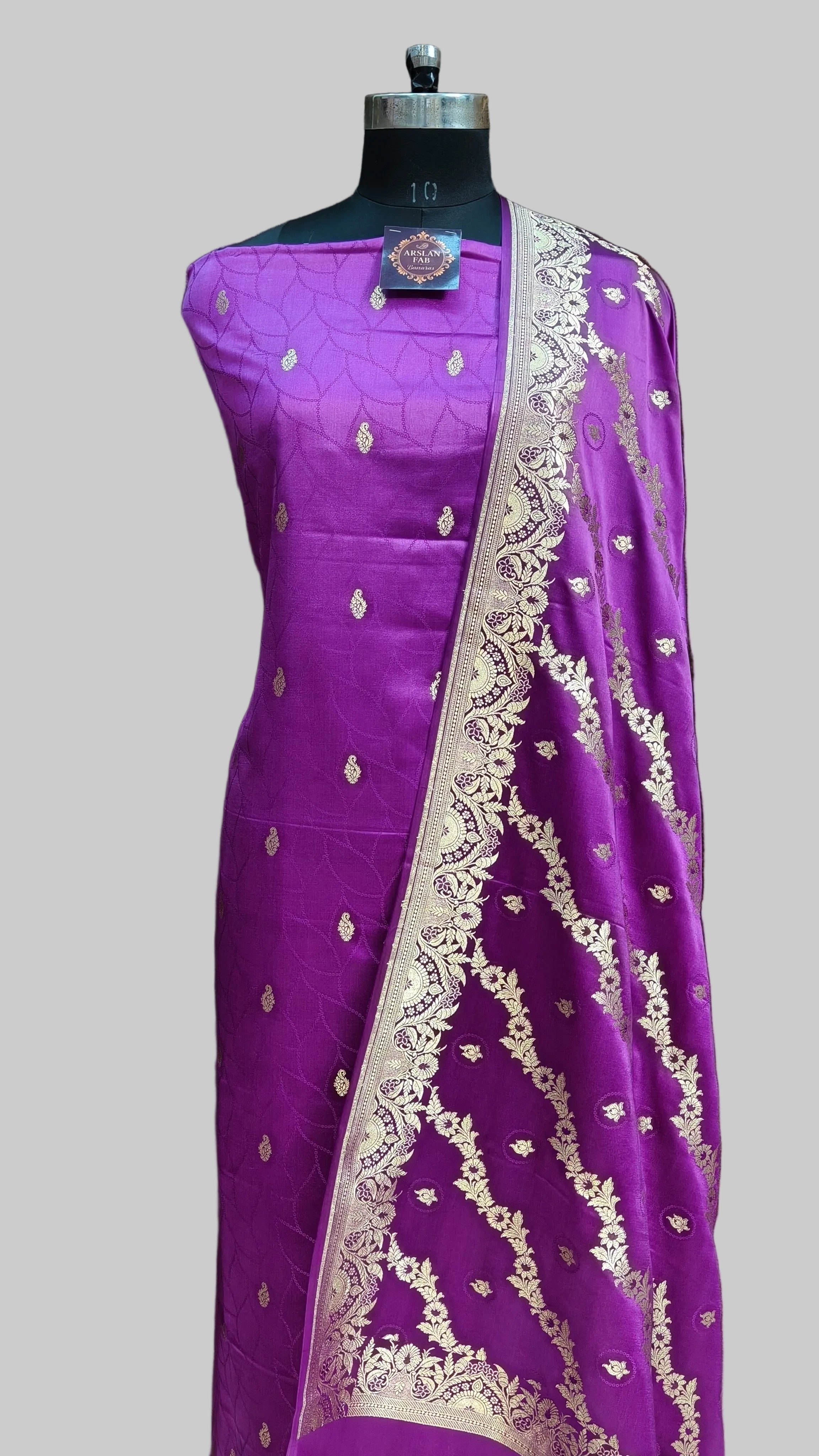 Banarsi Mashru Silk Suit