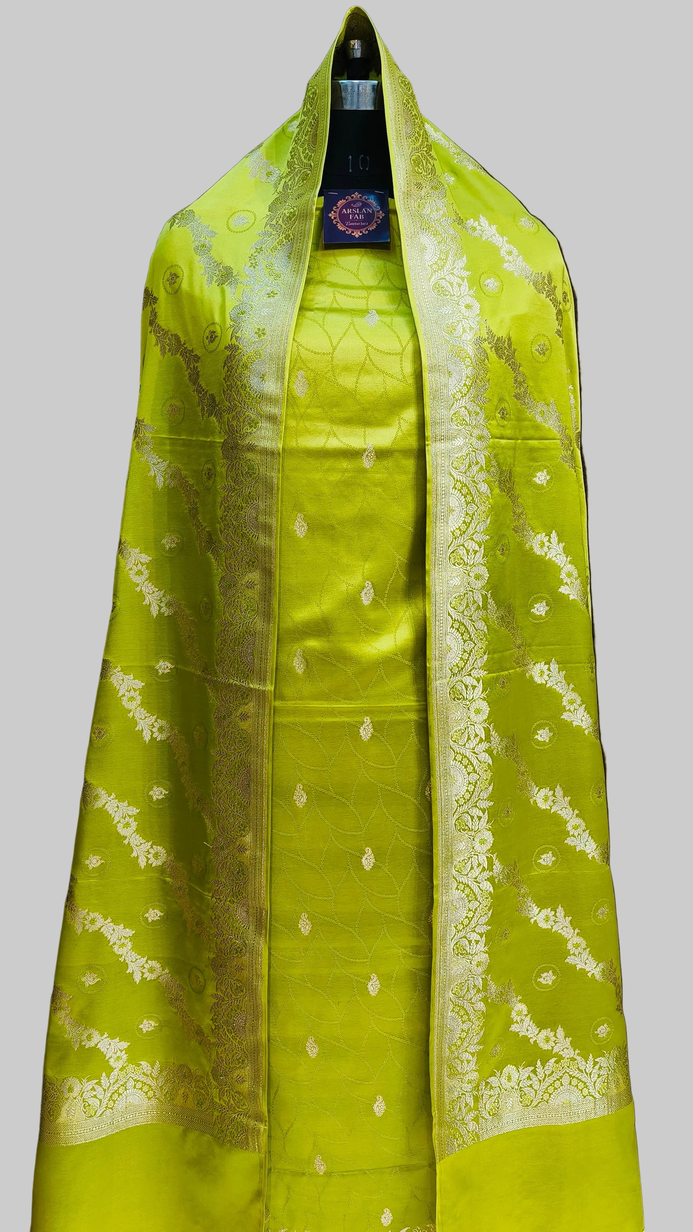 Banarasi Mashru Silk Suit
