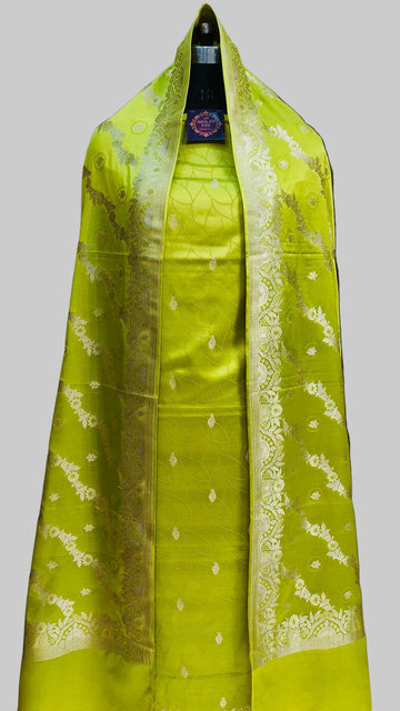 Banarasi Mashru Silk Suit