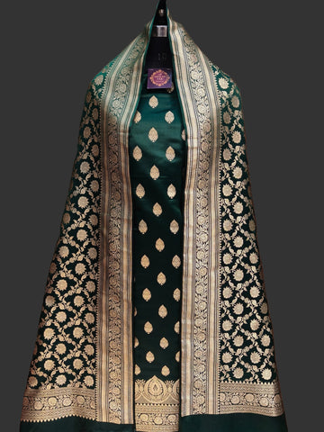 Banarasi Satan Silk Suit