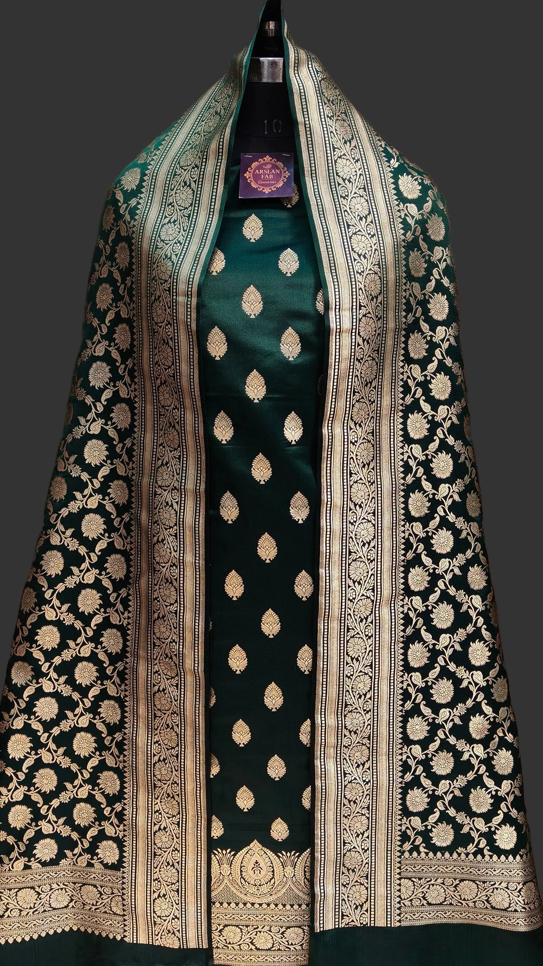 Banarasi Satan Silk Suit