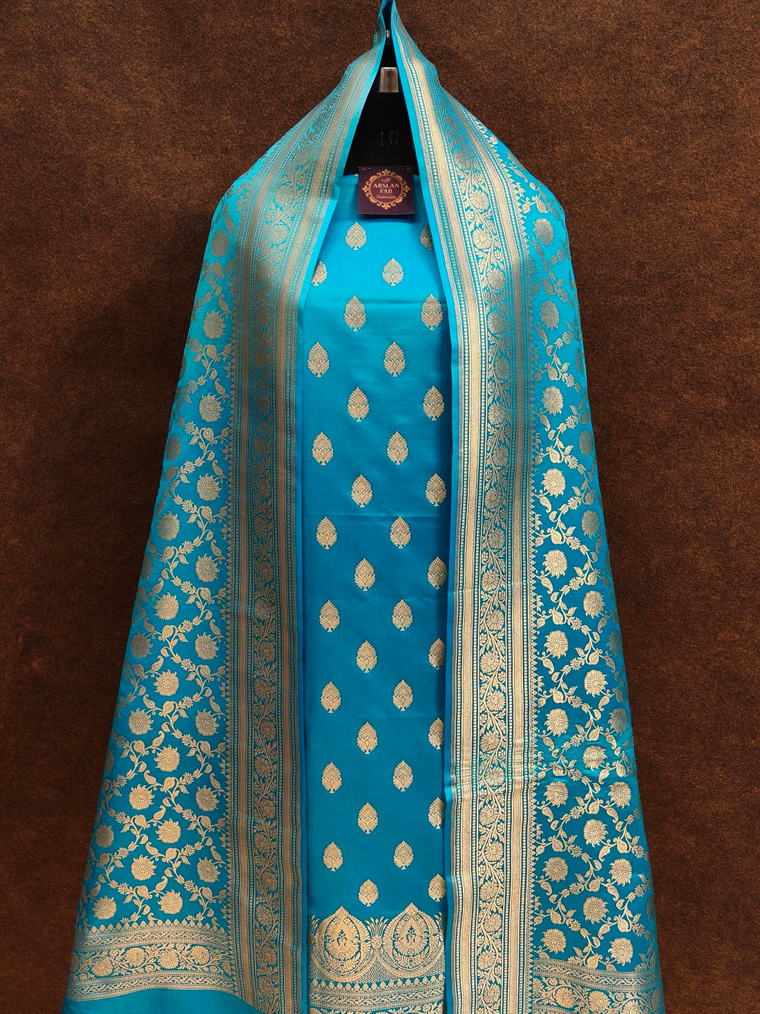 Banarasi Satan Silk Suit