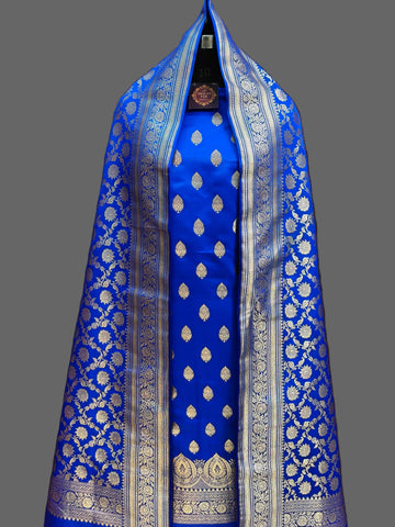 Banarasi Satin Silk Suit
