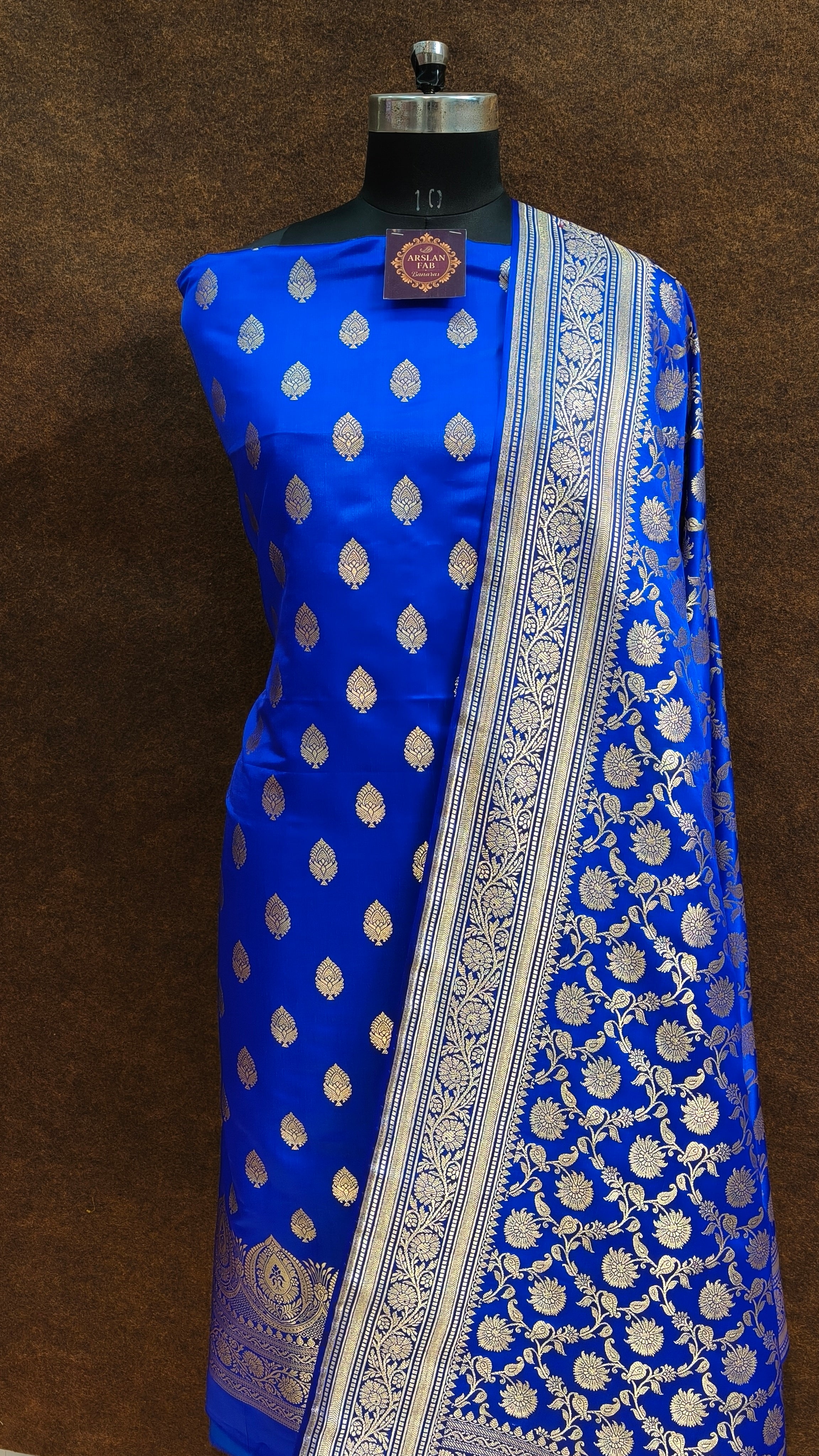Banarasi Satin Silk Suit