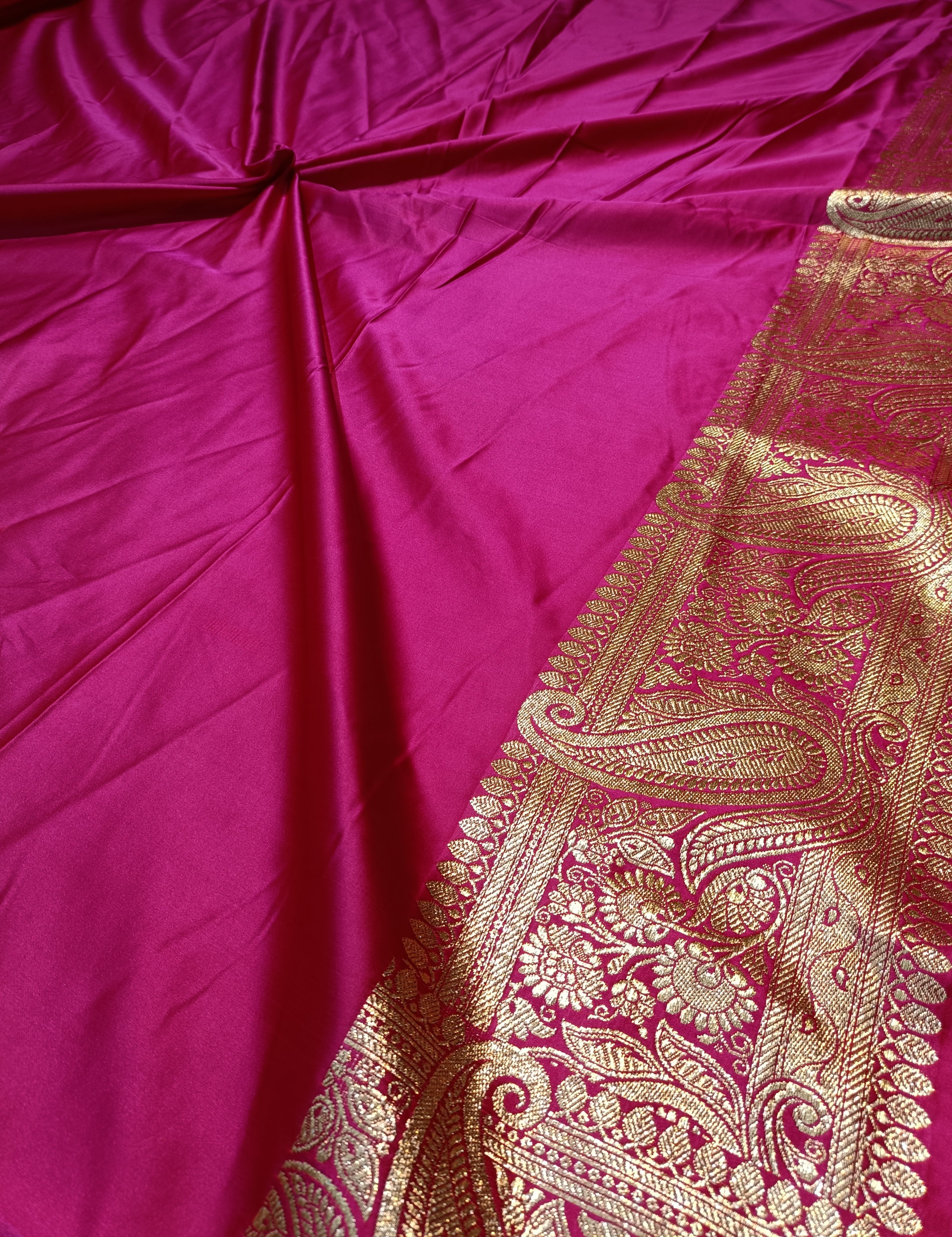 Rani Banarasi Satan Silk Saree