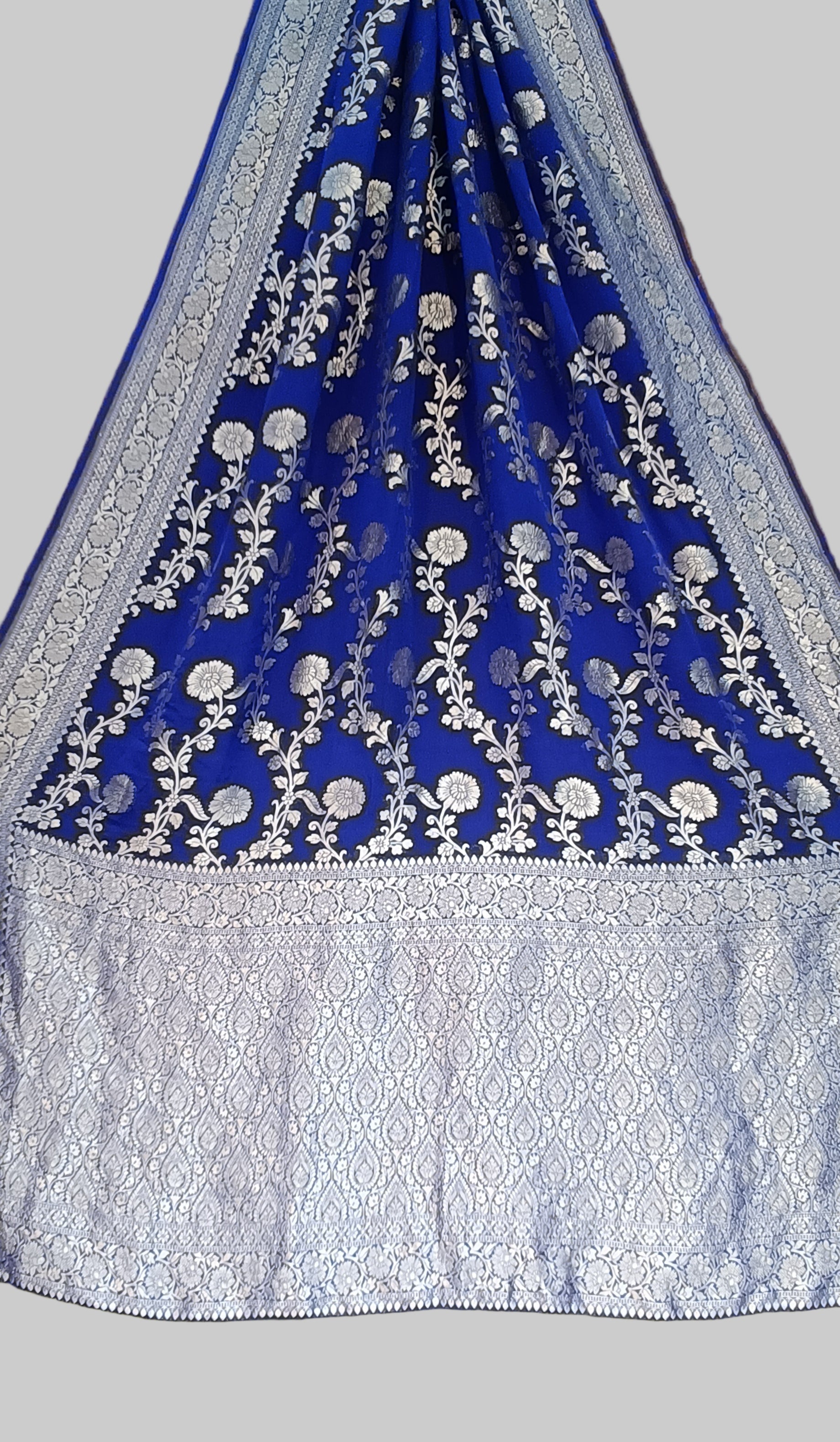 Pure Khddi Georgette Banarasi Saree