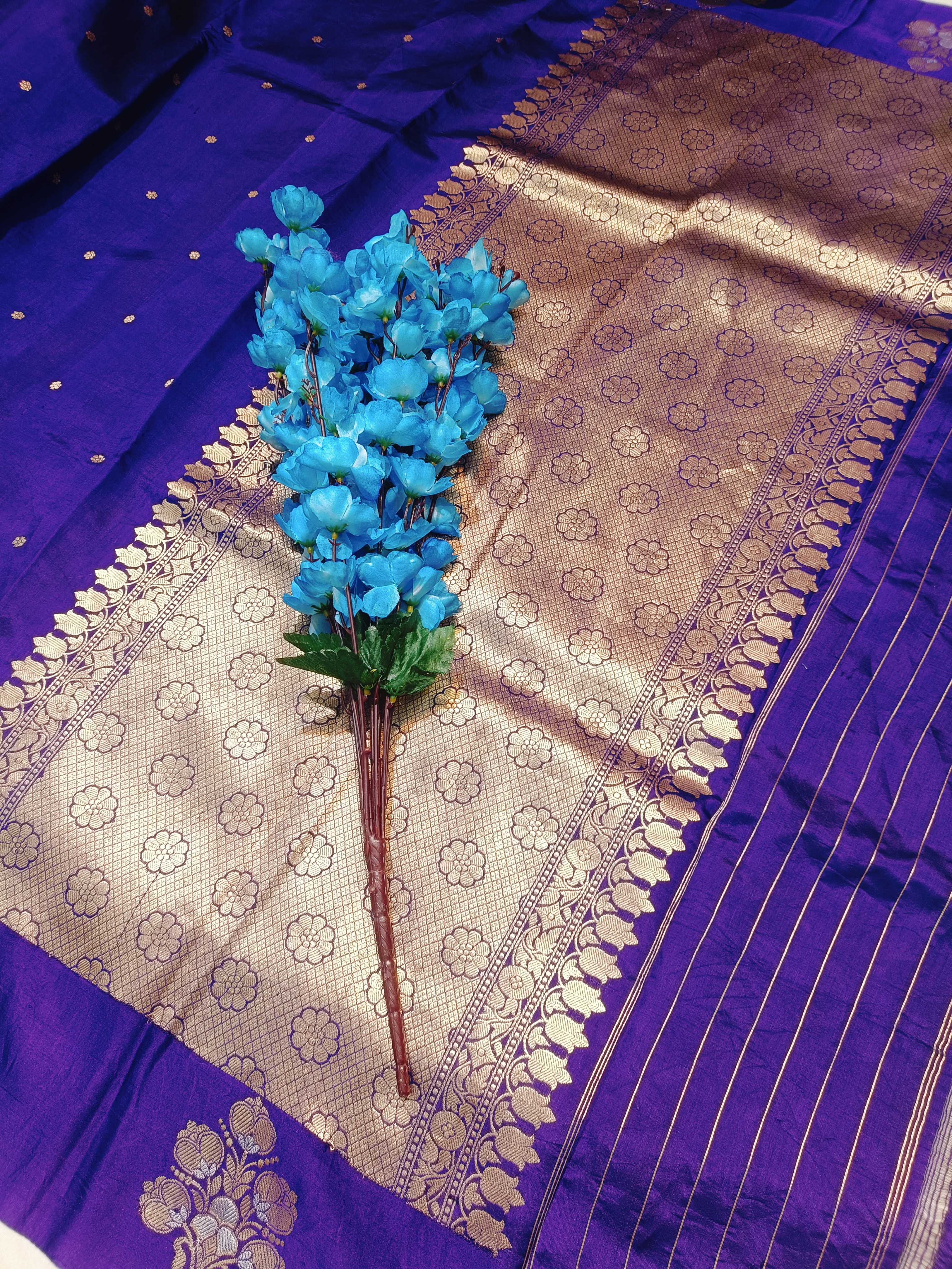 Baranasi Pure Raw Mango Silk Kaduva