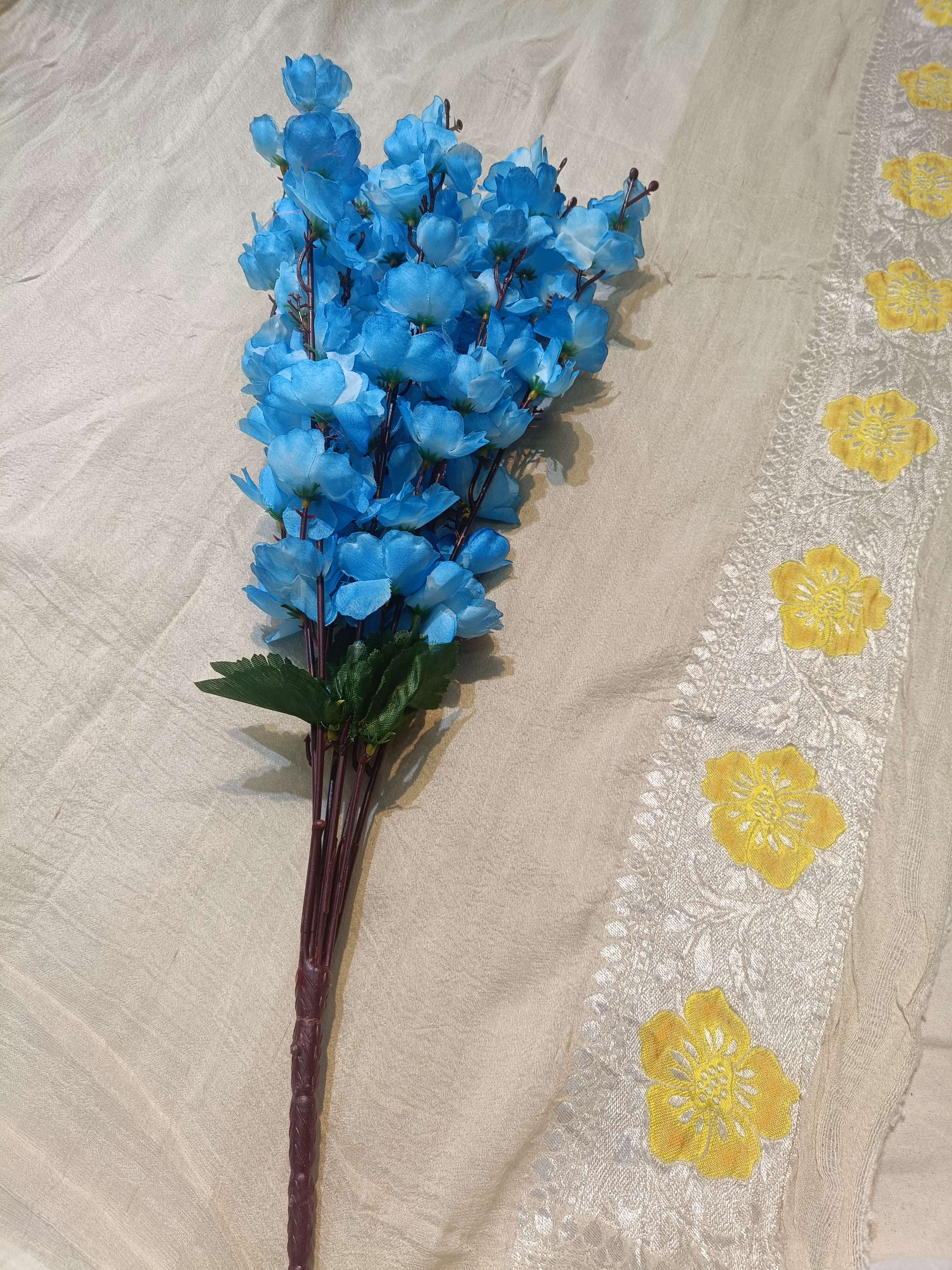 Baranasi Pure Tassar Silk Alfi Work Saree