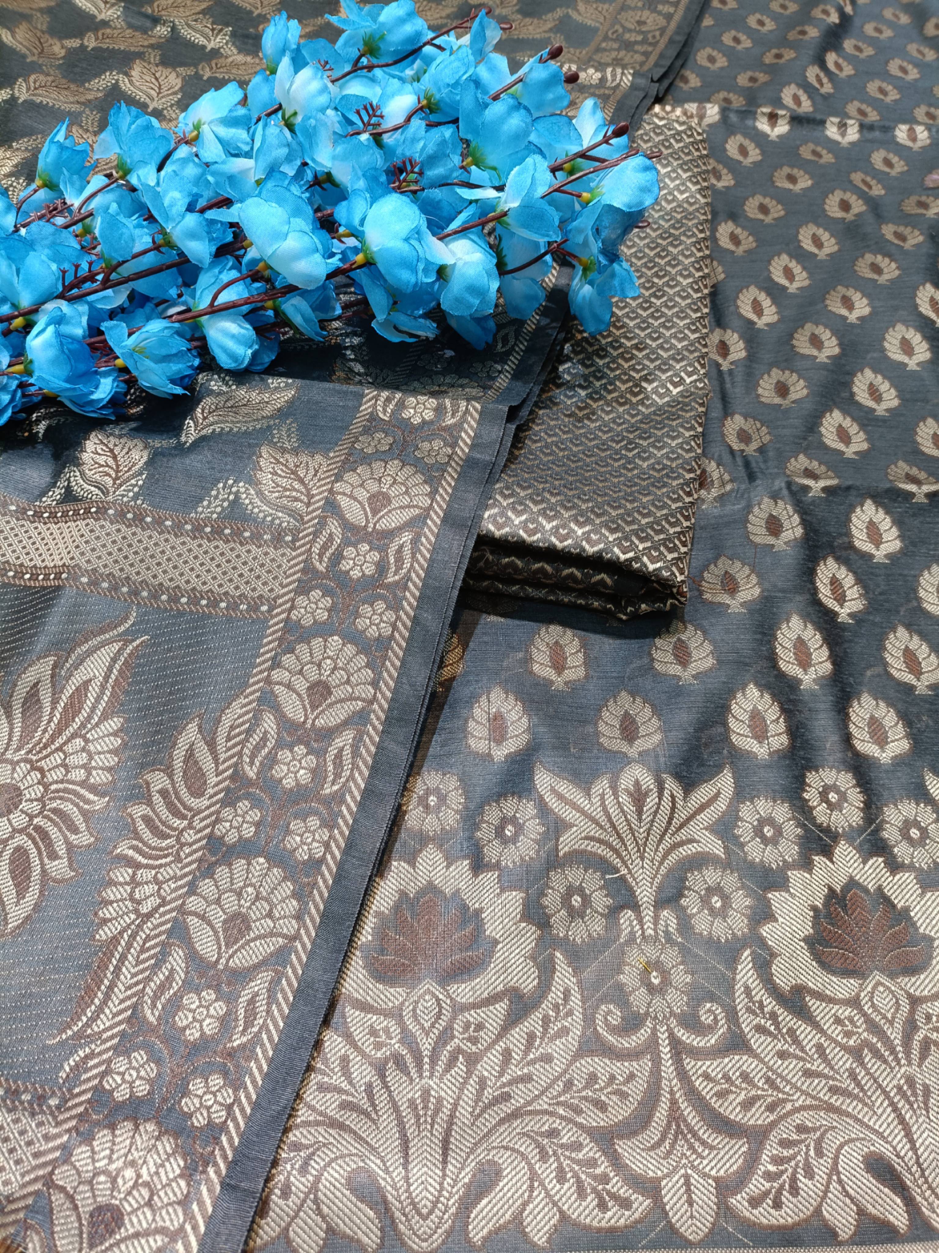 Banarasi Cotton Punjabi Suit