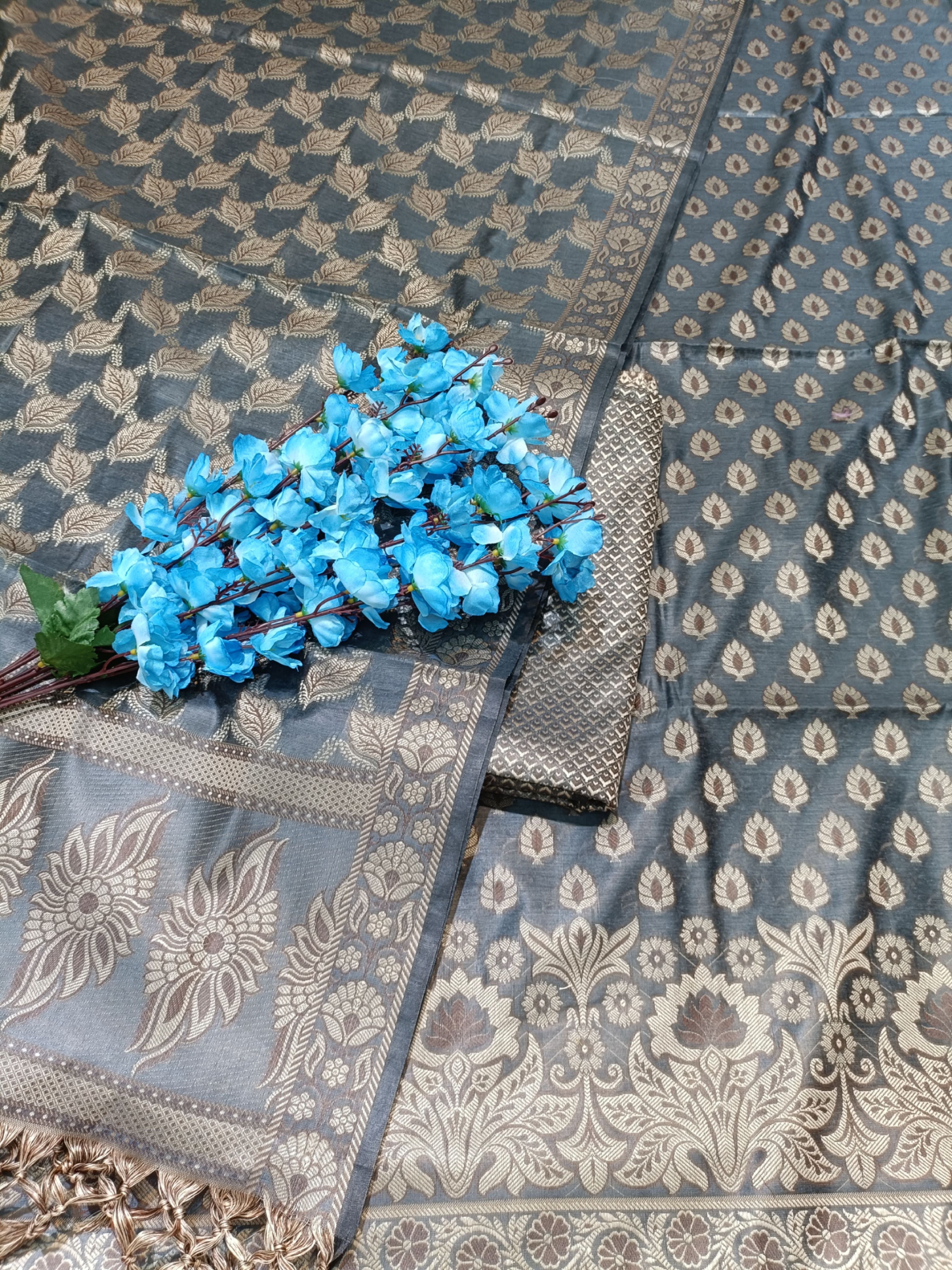 Banarasi Cotton Punjabi Suit