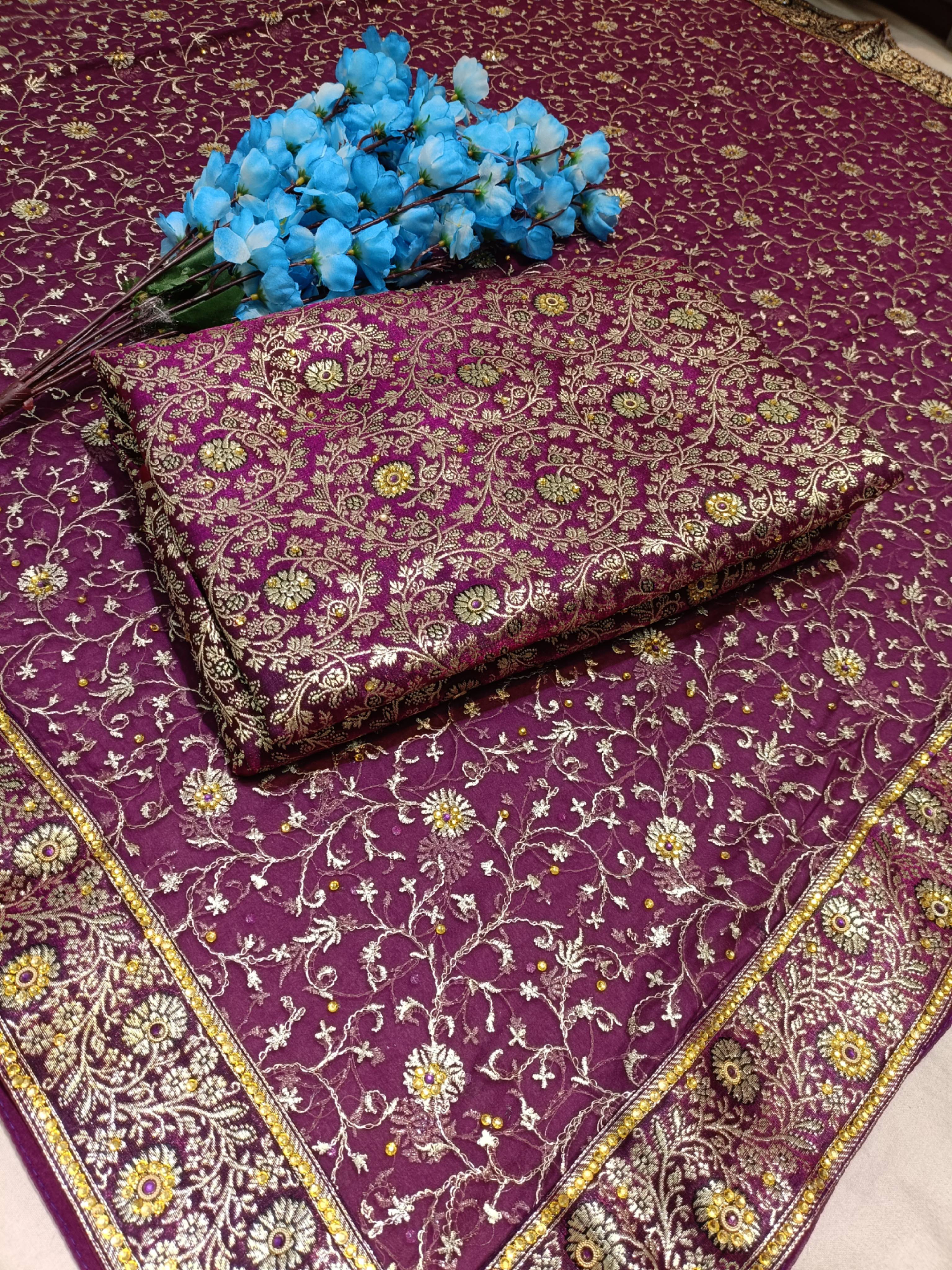 Banarasi wedding gharara