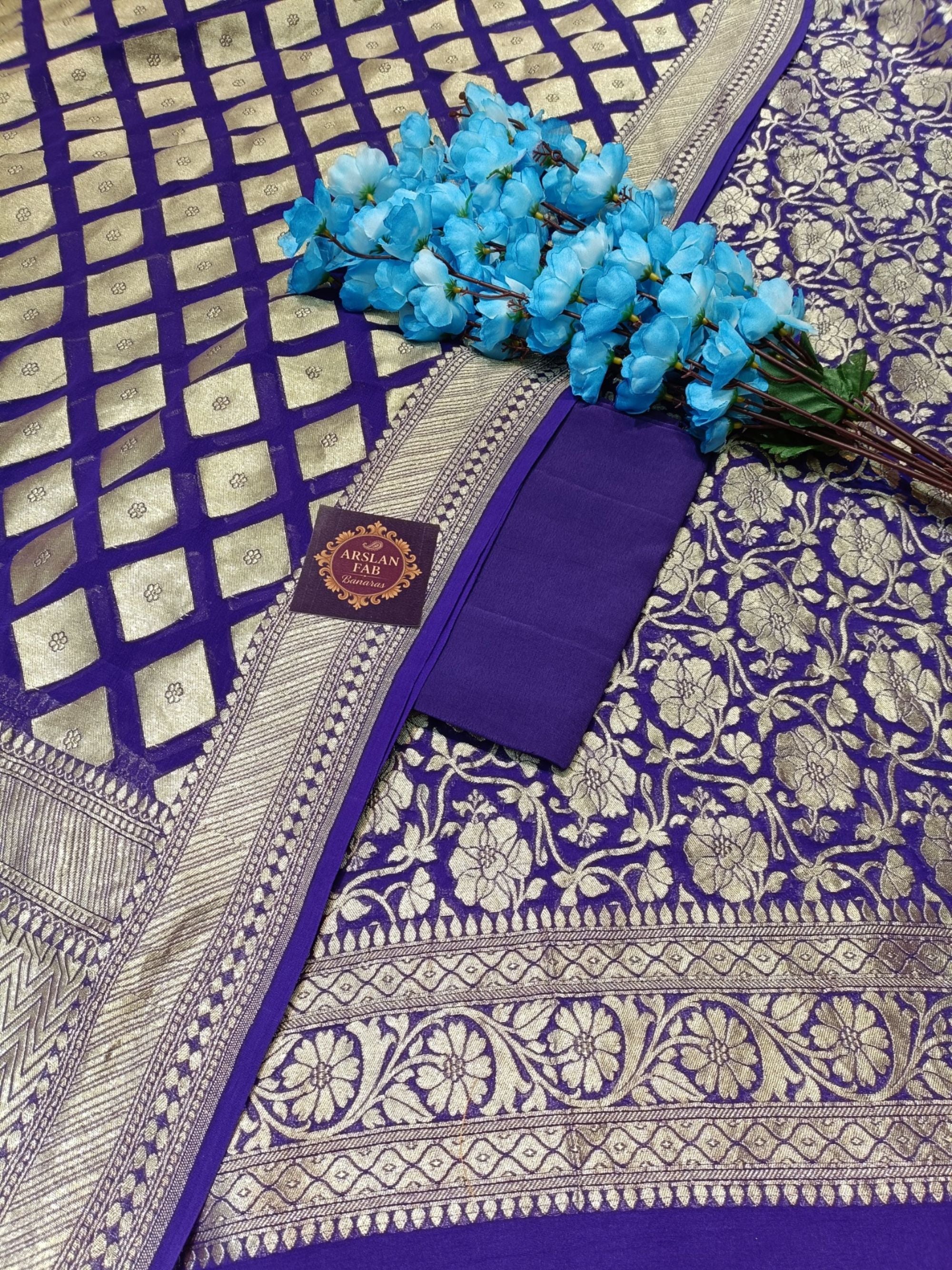 Pure Khaddi Georgette Suit